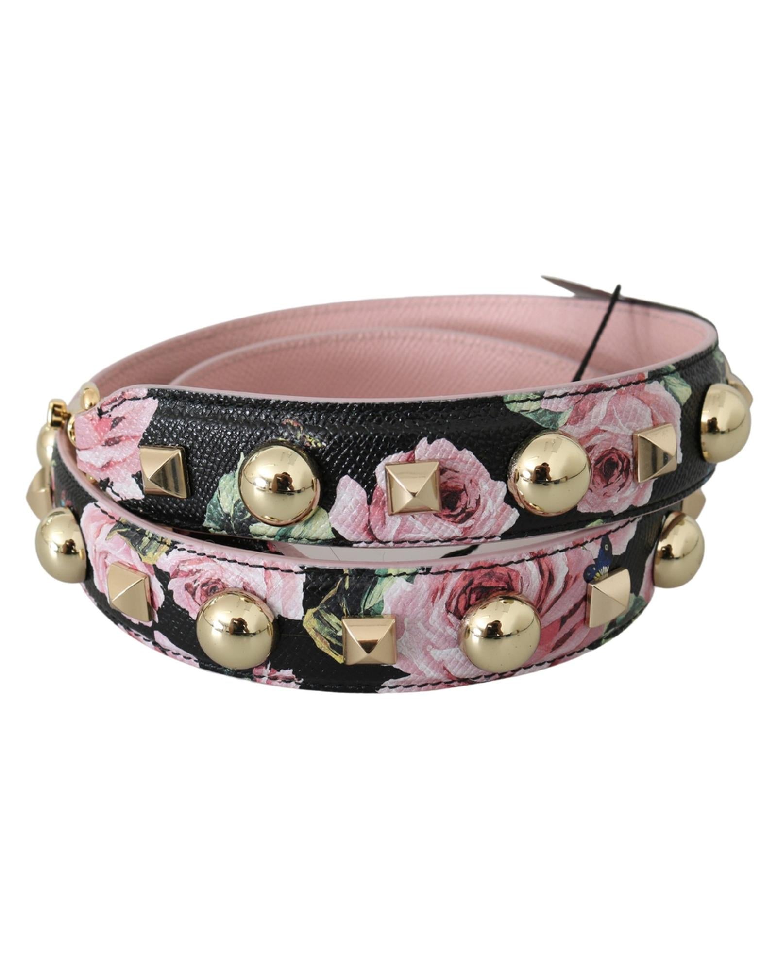 Dolce &amp; Gabbana Shoulder Strap with Floral Print One Size Women