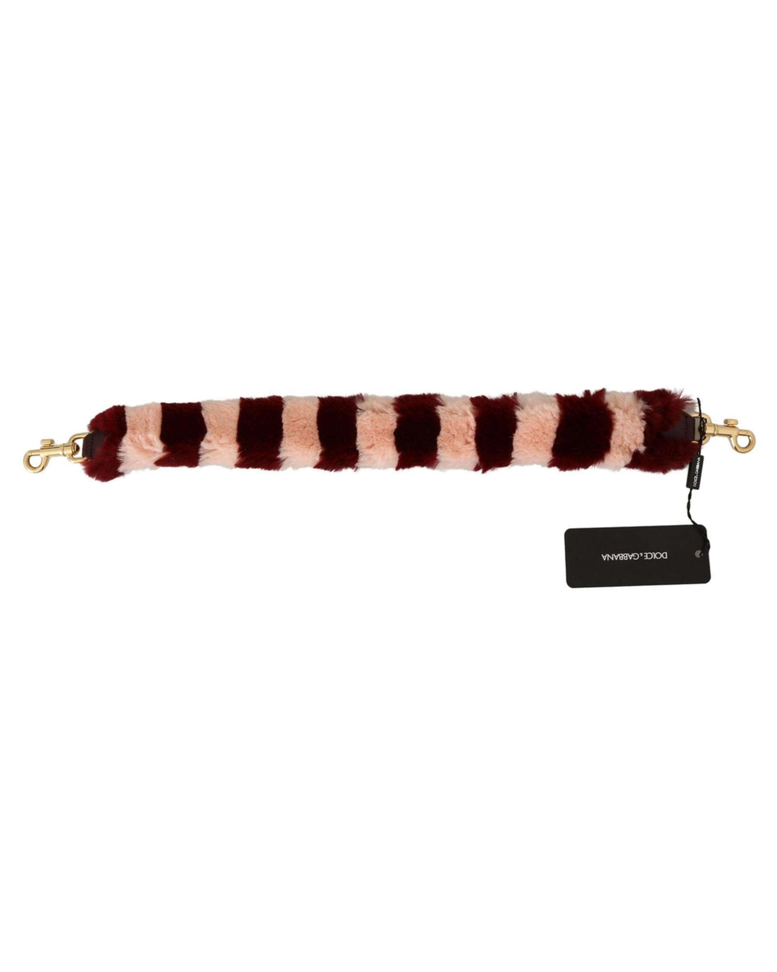 Authentic Dolce &amp; Gabbana Lapin Fur Shoulder Strap Accessory One Size Women