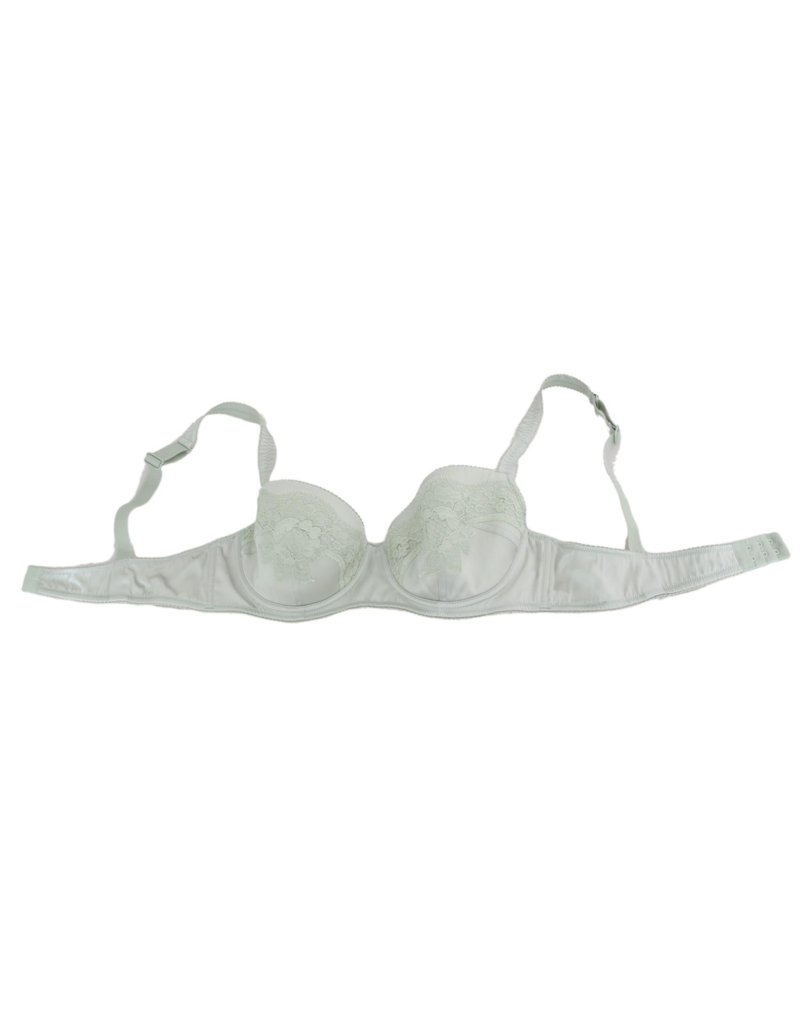 Gorgeous Floral Lace Silk Stretch Balconcino Bra - Dolce &amp; Gabbana 2 IT Women