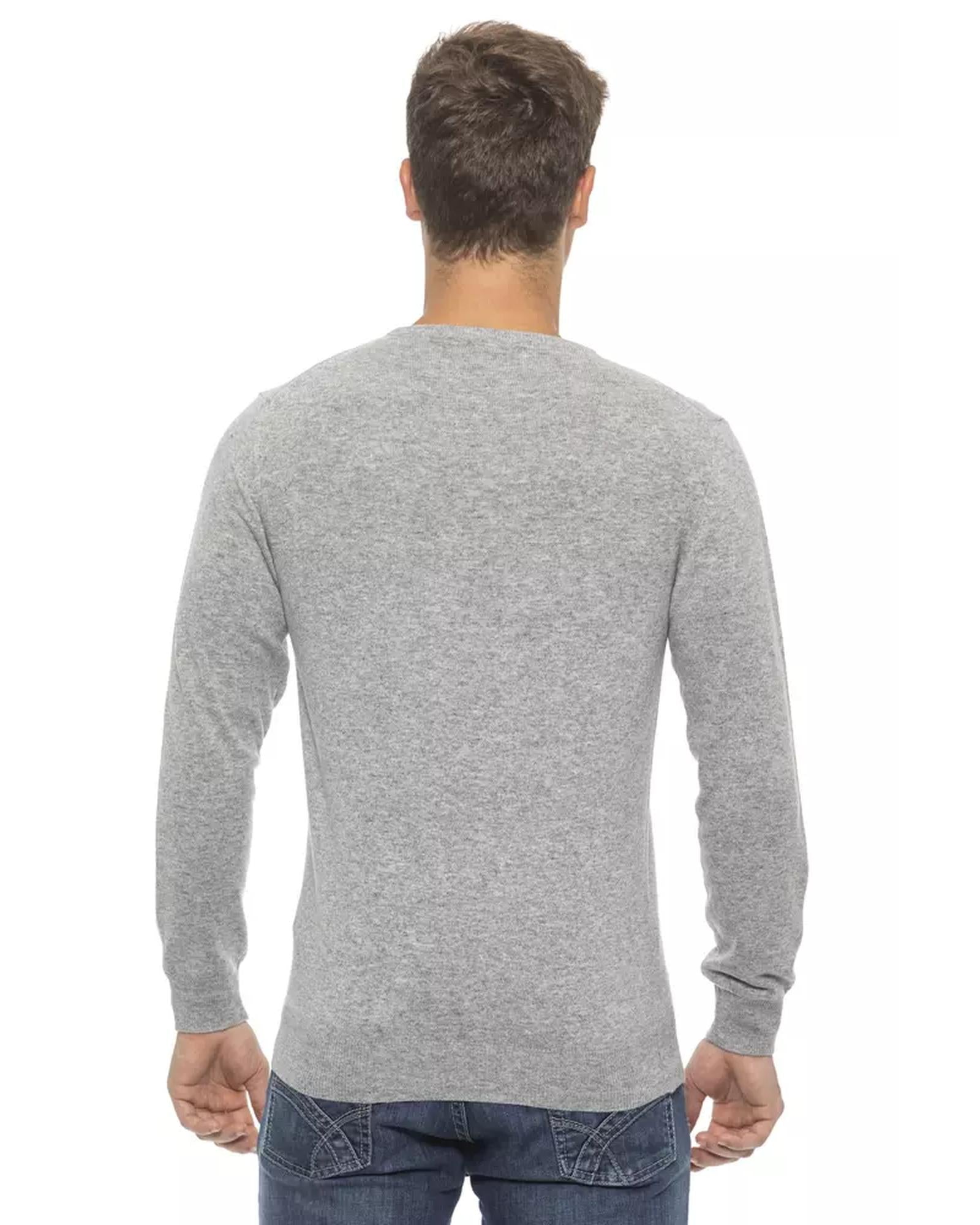 Crew Neck Solid Color Sweater XL Men