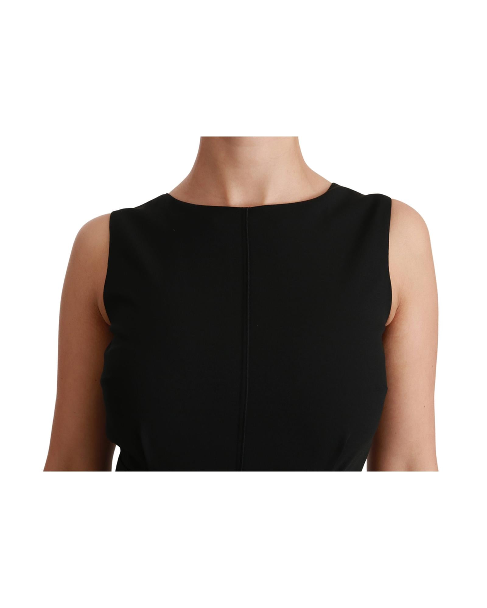 Gorgeous Authentic Dolce &amp; Gabbana Sheath Dress with Logo Details 42 IT Women