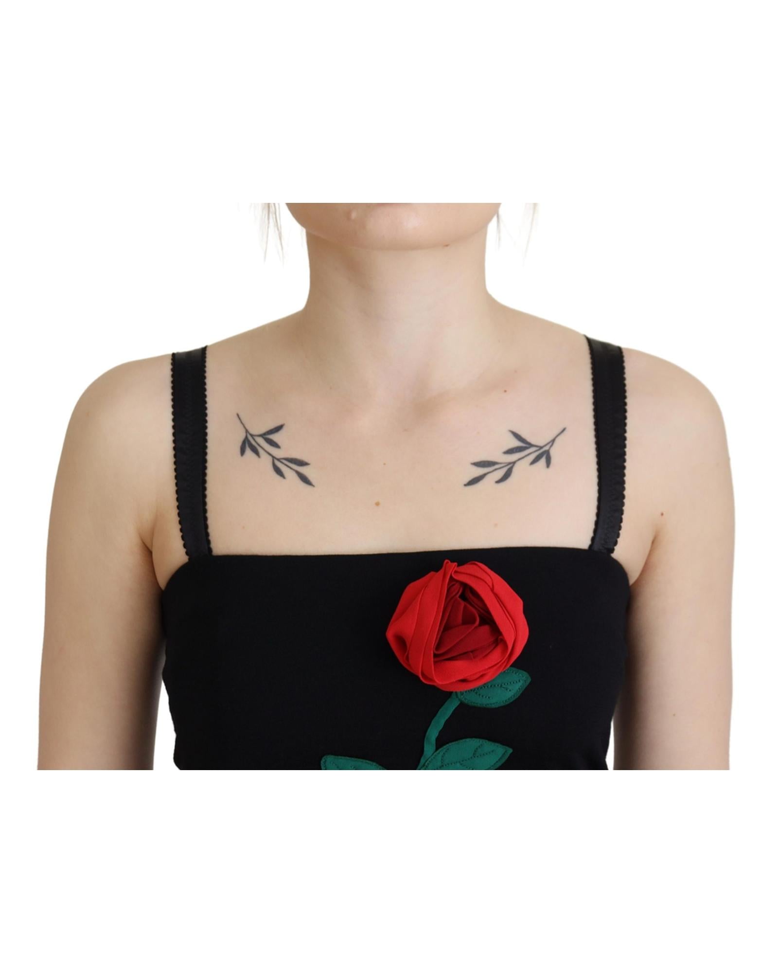 Embroidered Sheath Dress by Dolce &amp; Gabbana 42 IT Women