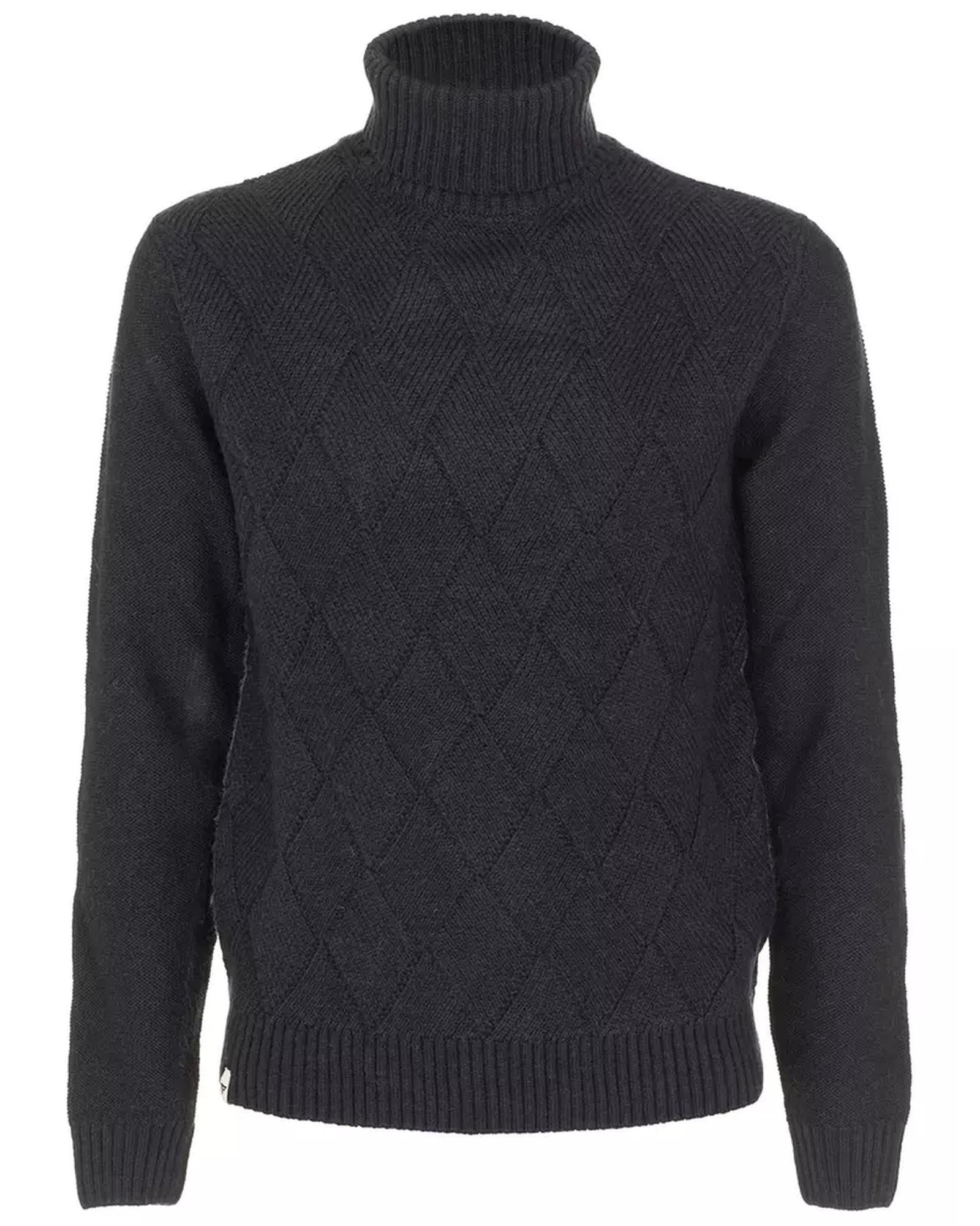 Diamond Embroidered Turtleneck Sweater 2XL Men