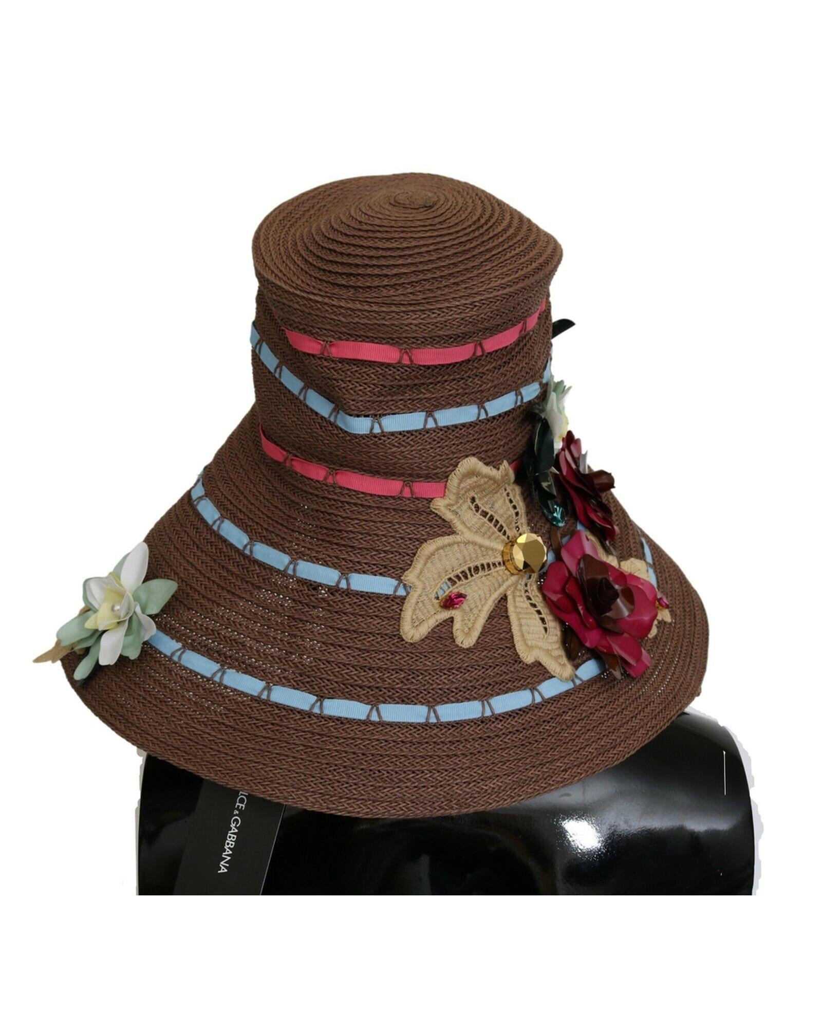 Gorgeous Dolce &amp; Gabbana Wide Brim Hat 57 cm Women