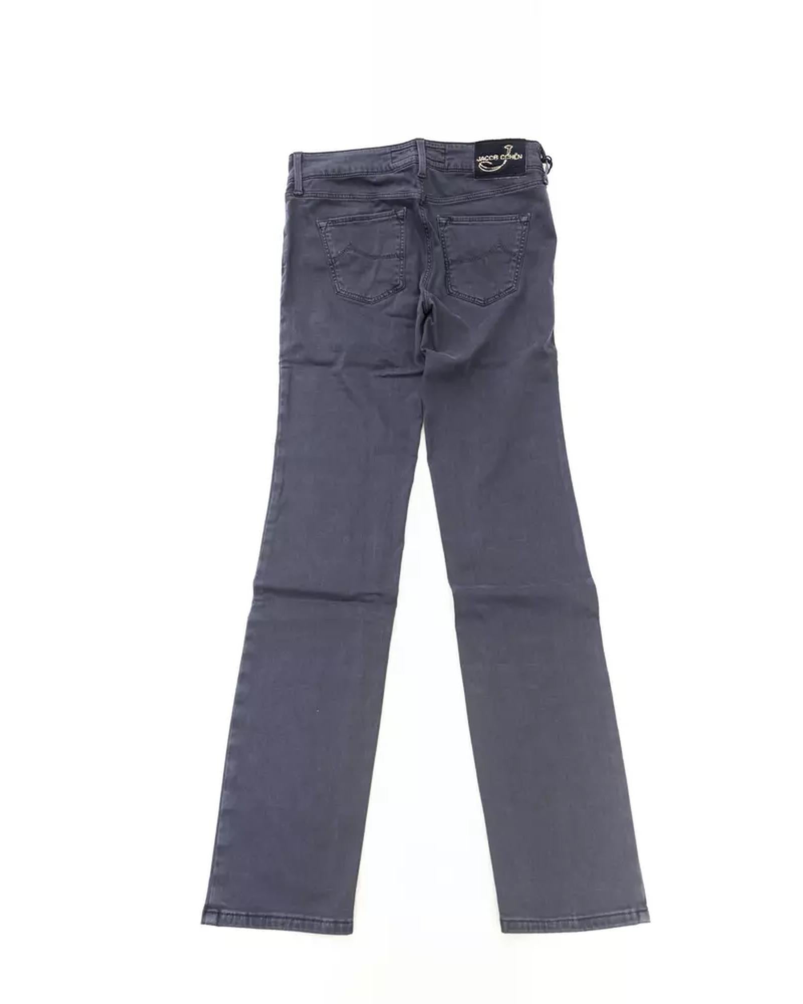 Logo Embroidered Vintage Style Jeans with 5 Pockets W27 US Women