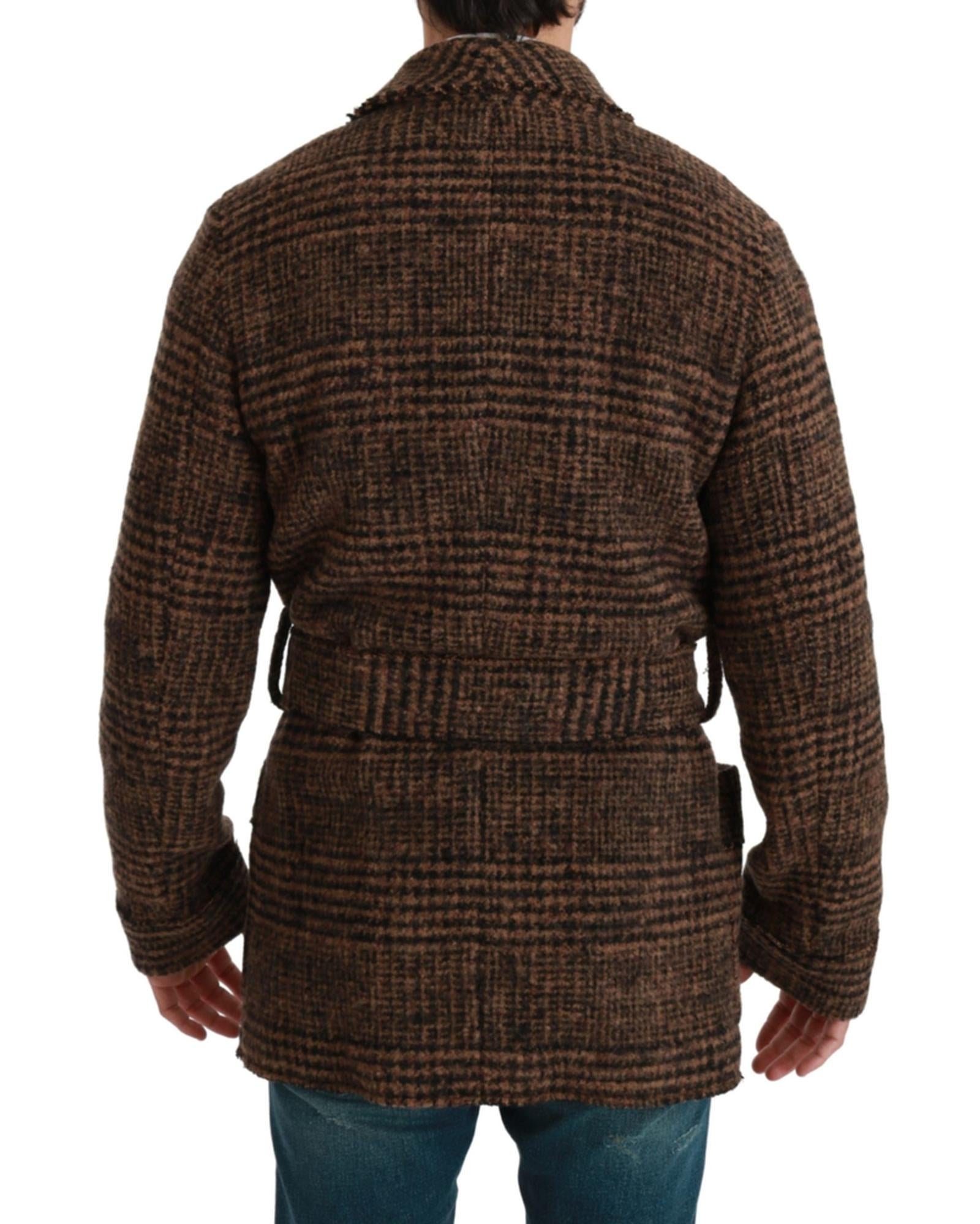 Authentic Dolce &amp; Gabbana Waist Belt Cape Jacket 48 IT Men