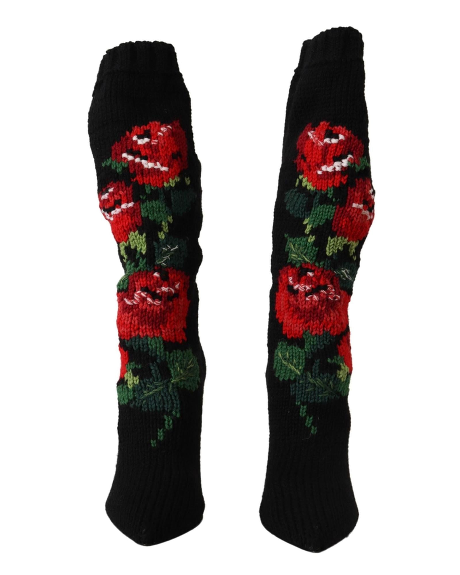Dolce &amp; Gabbana Stretch Socks Boots 39.5 EU Women