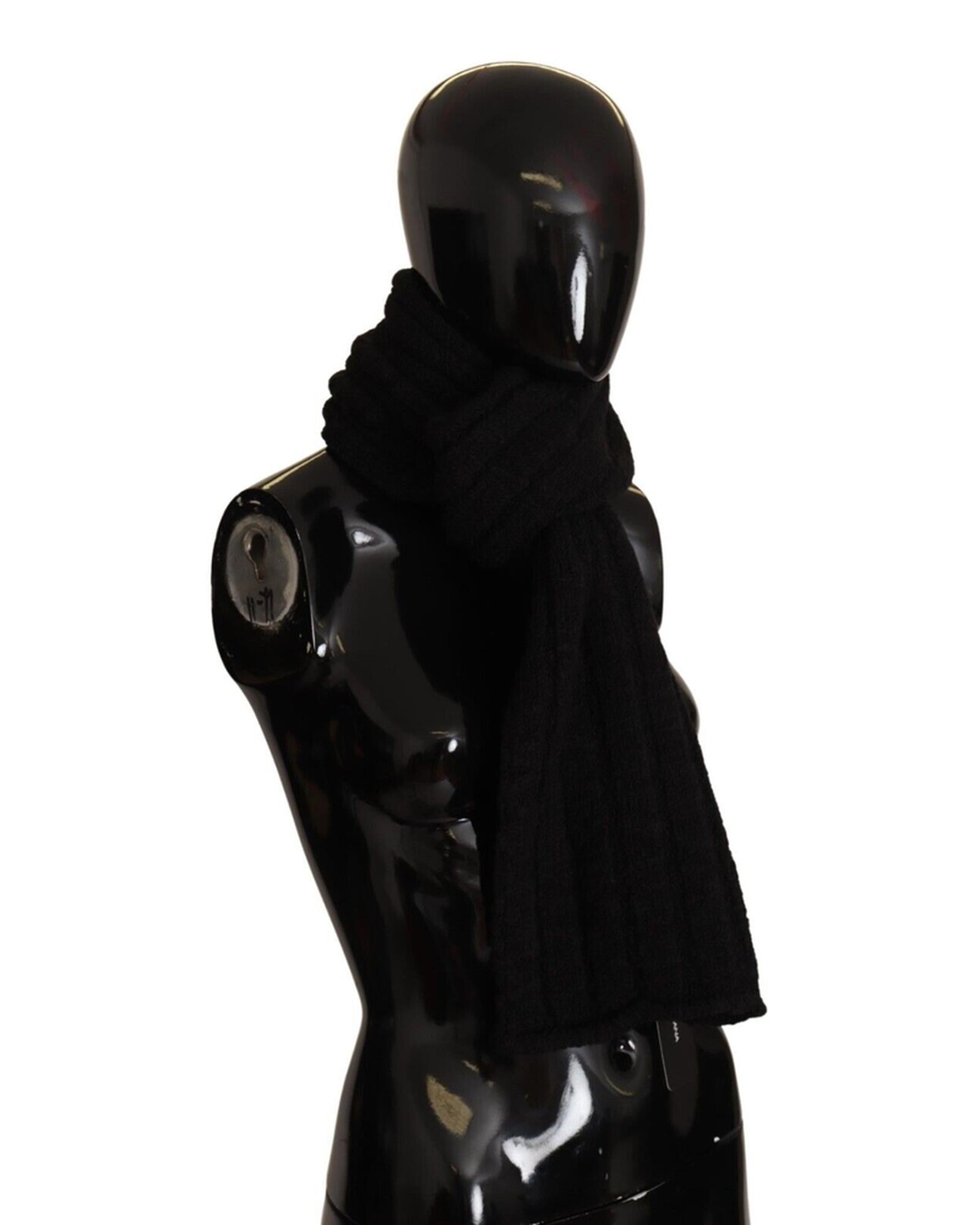 New Dolce &amp; Gabbana Unisex Wool Knitted Scarf One Size Women