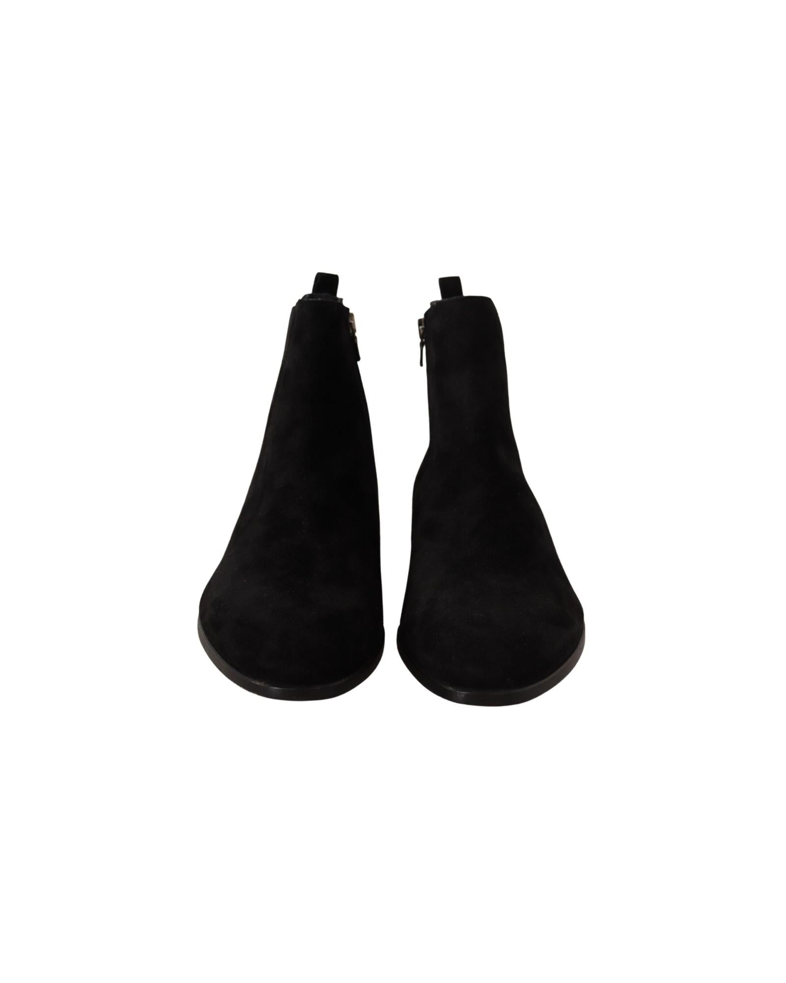 Dolce &amp; Gabbana Chelsea Boots with Side Zipper Closure 39 EU Men
