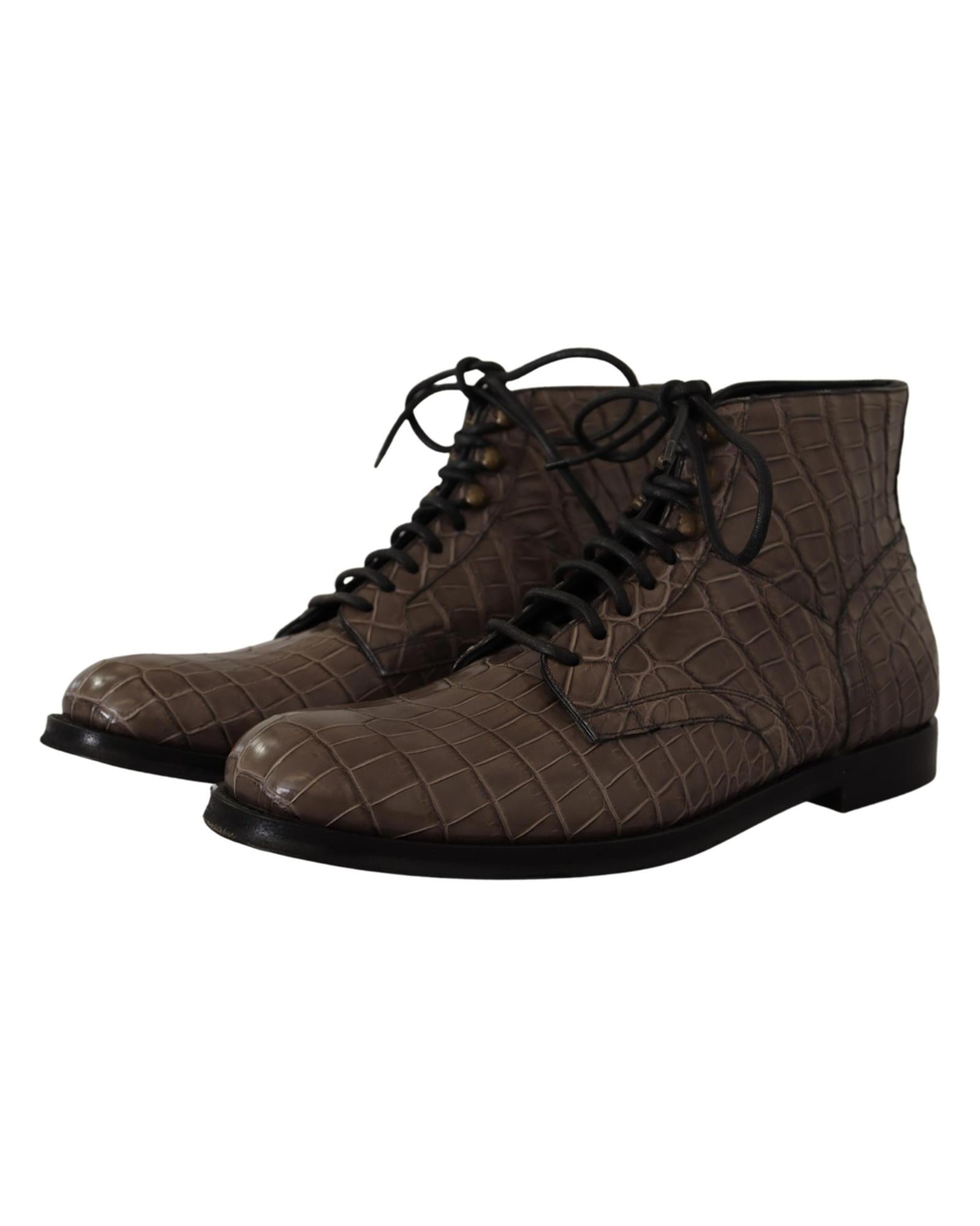 Gorgeous Dolce &amp; Gabbana Derby Brogue Boots 42 EU Men