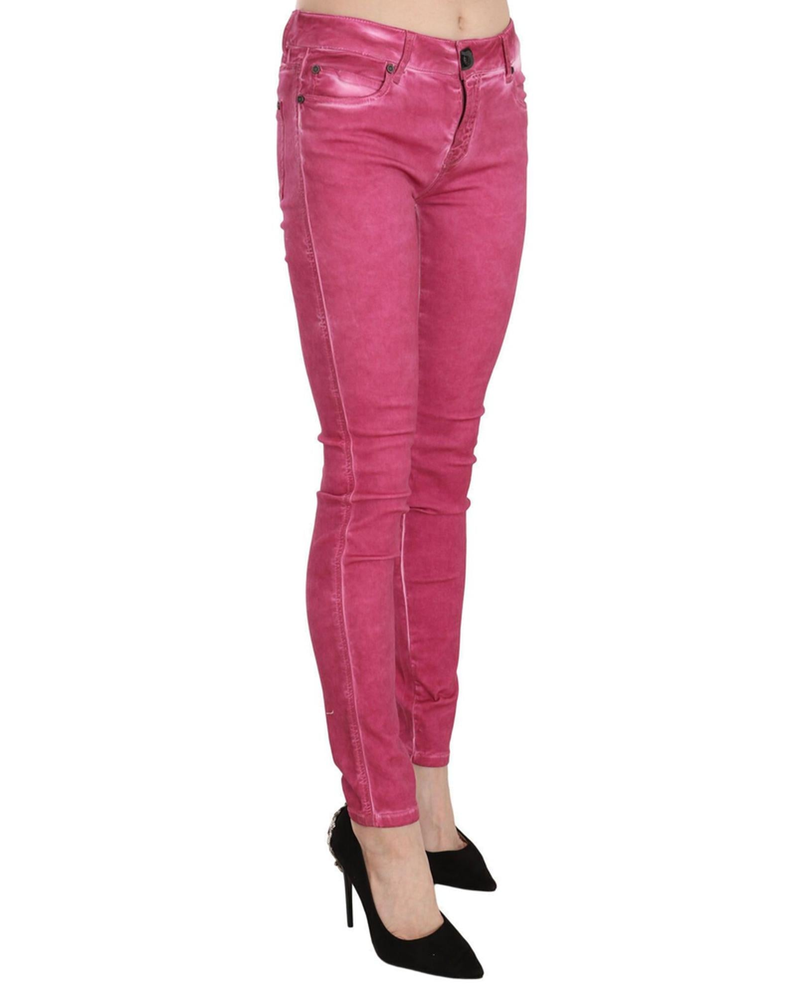 Plein Sud Jenius Mid Waist Skinny Pants W26 US Women