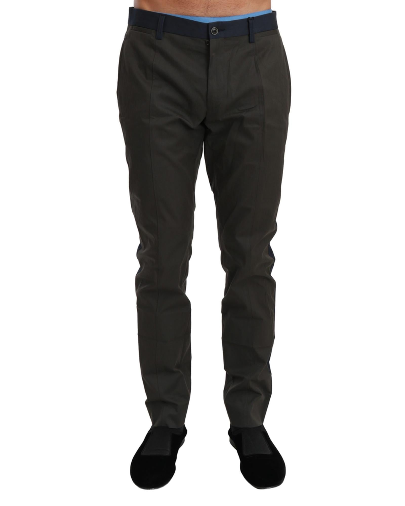 Gorgeous Authentic Dolce &amp; Gabbana Casual Pants with Logo Details 48 IT Men