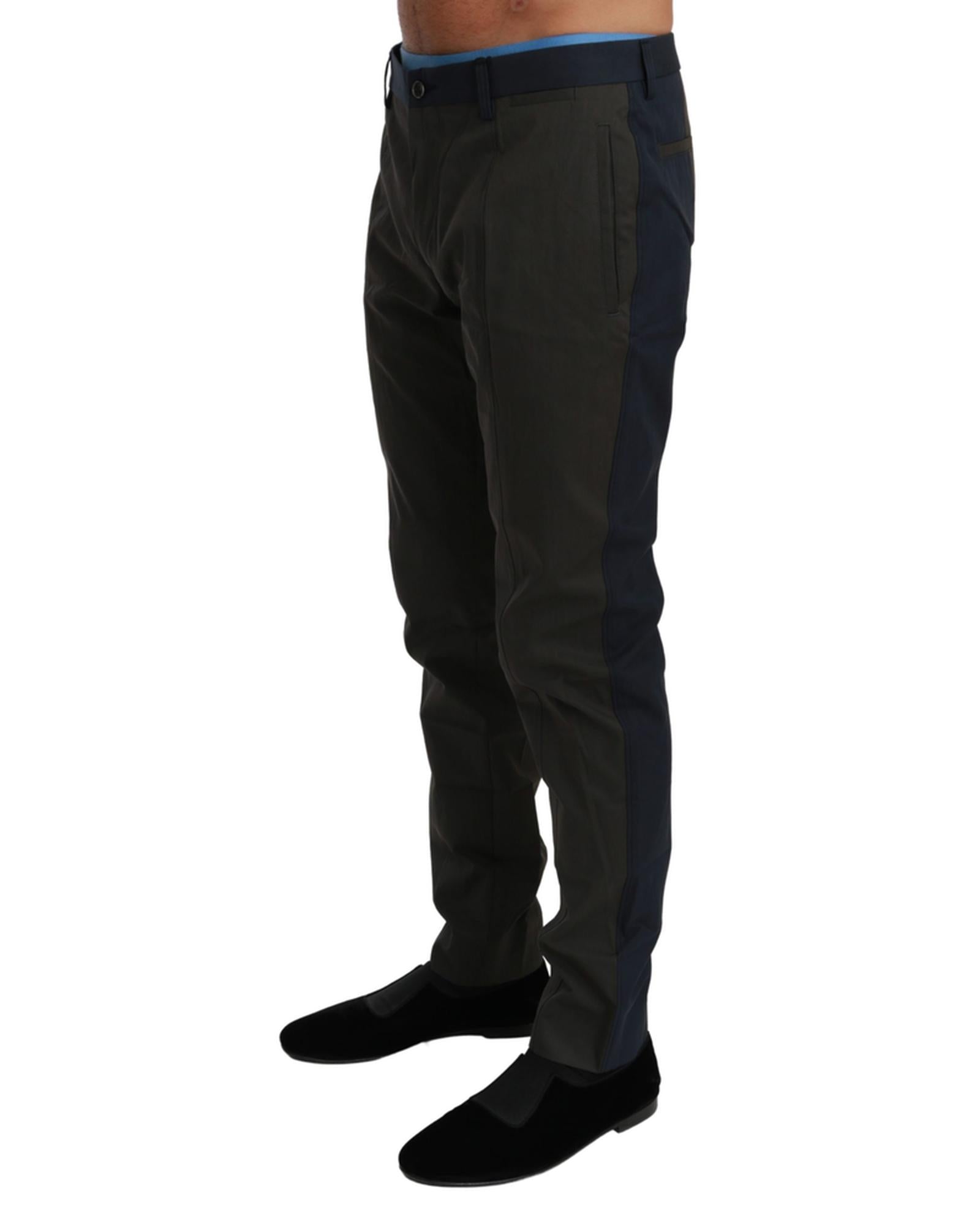 Gorgeous Authentic Dolce &amp; Gabbana Casual Pants with Logo Details 48 IT Men