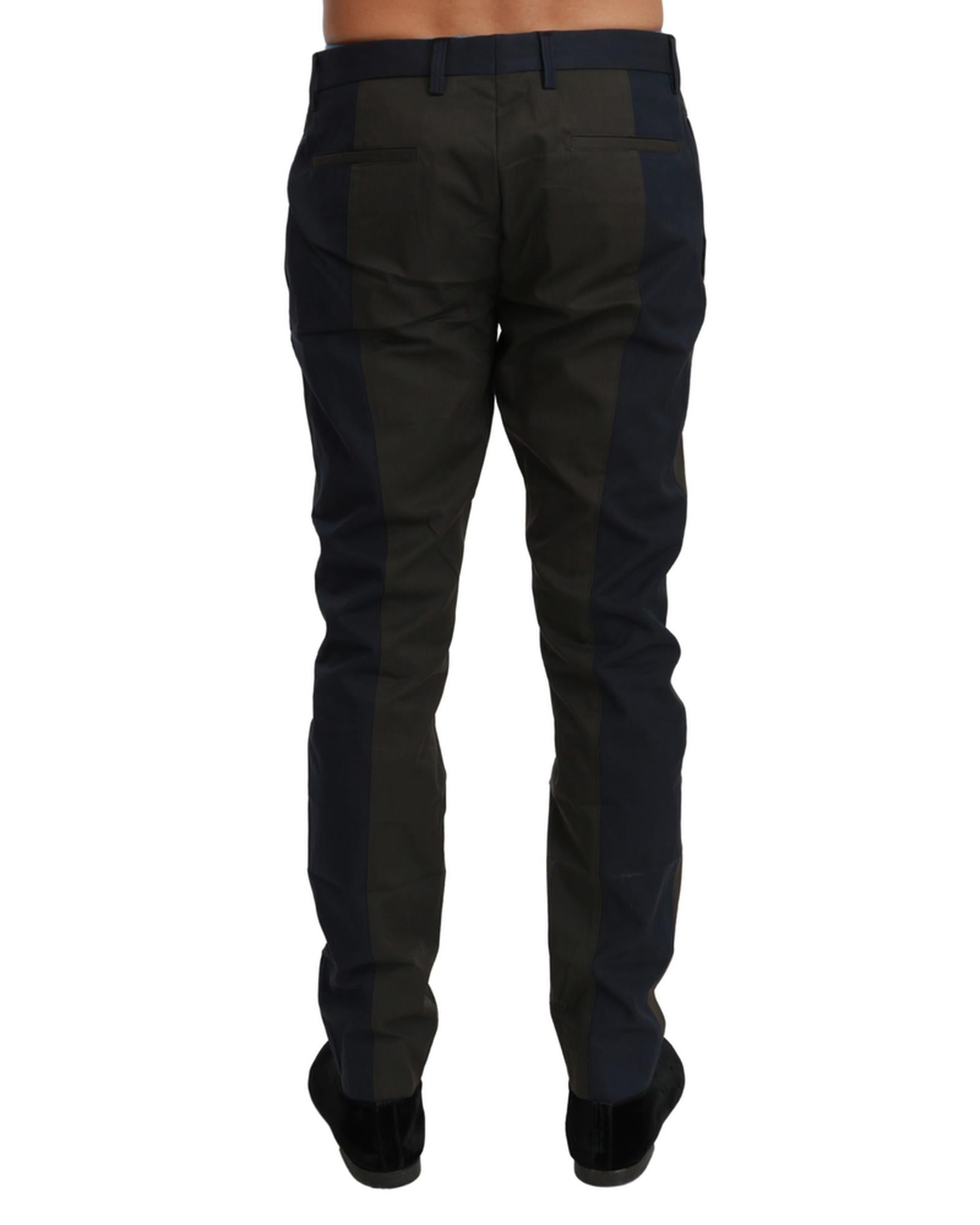 Gorgeous Authentic Dolce &amp; Gabbana Casual Pants with Logo Details 48 IT Men