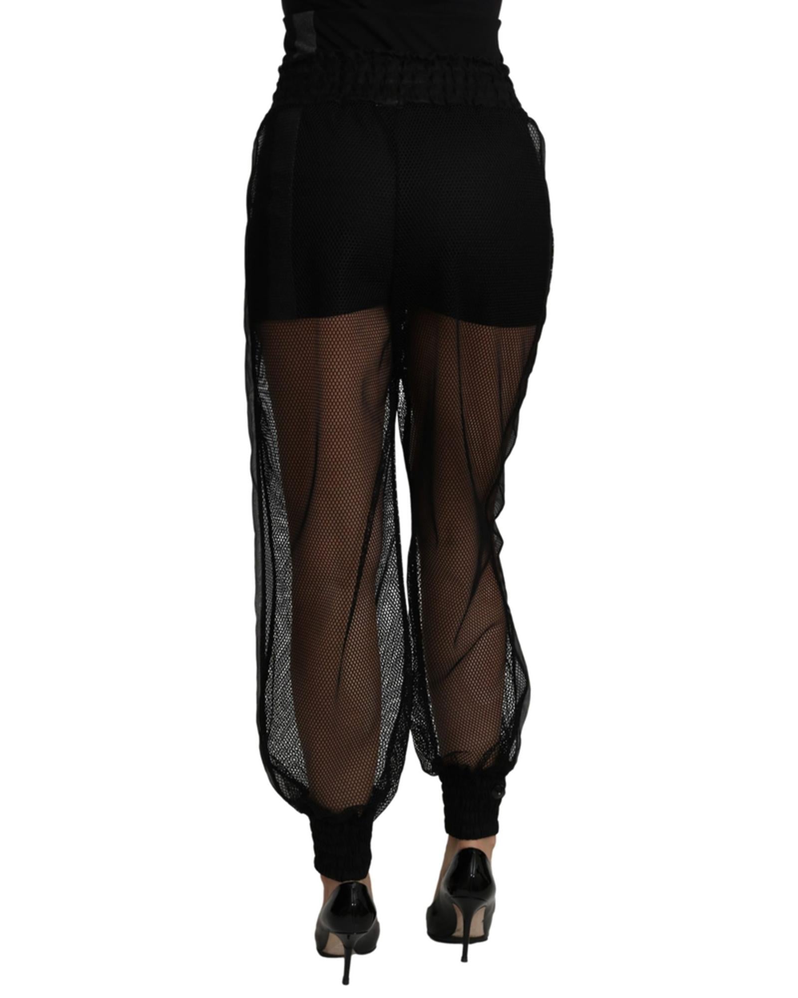 New Dolce &amp; Gabbana High Waist Jogger Pants 40 IT Women