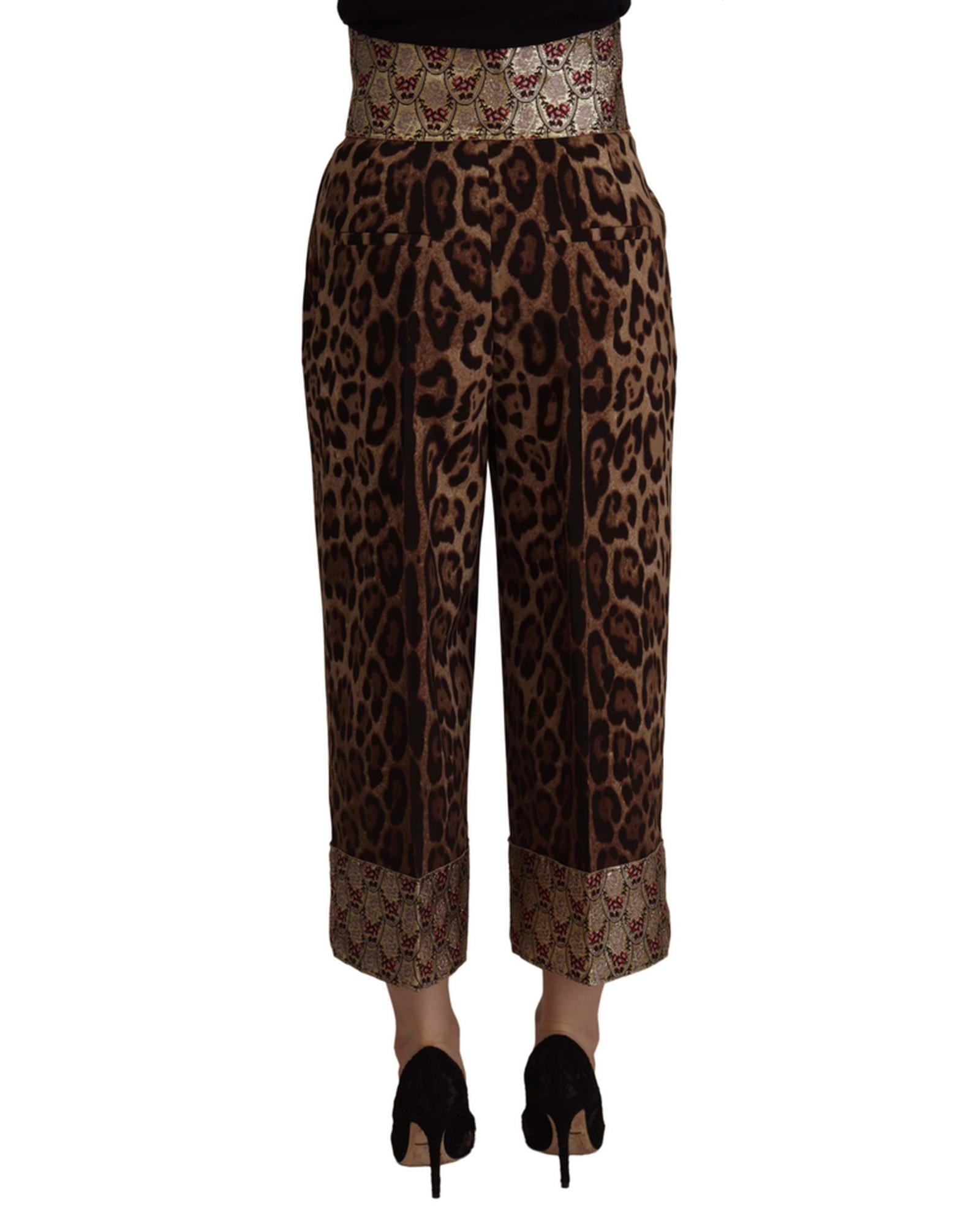 Dolce &amp; Gabbana Dress High Waist Cropped Pants 38 IT Women