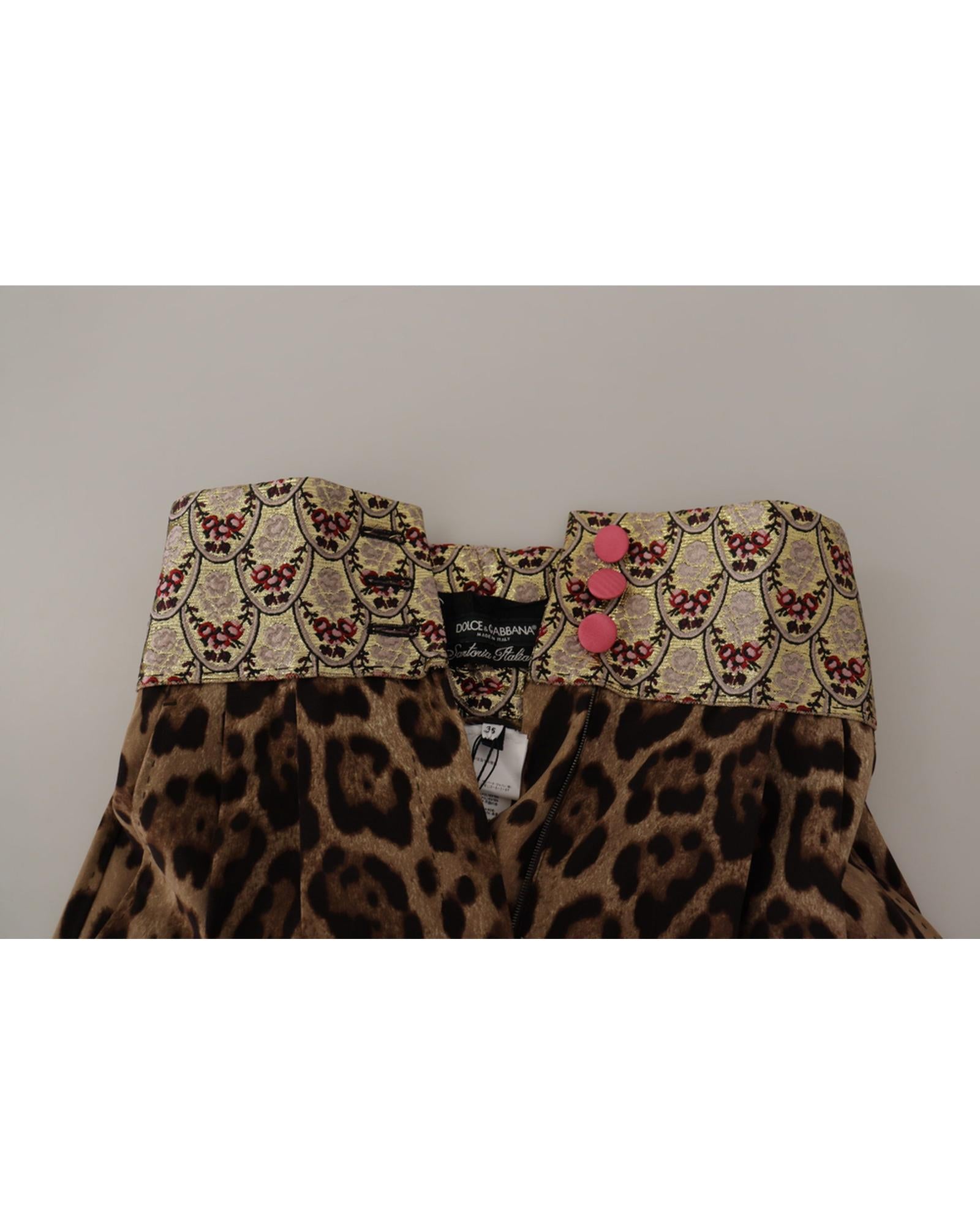 Dolce &amp; Gabbana Dress High Waist Cropped Pants 38 IT Women