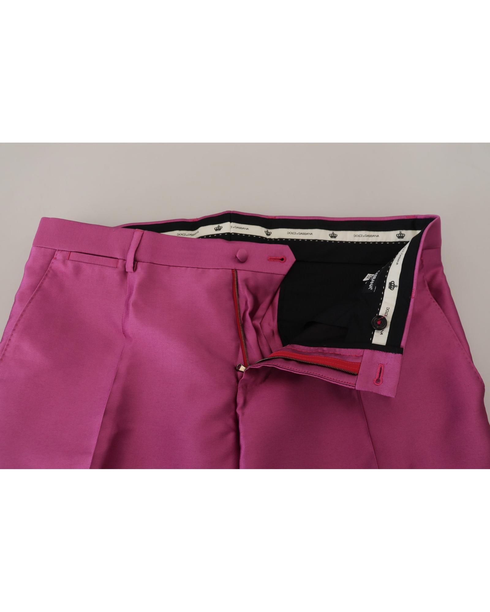 Formal Dress Pants with Slim Fit and Logo Details 46 IT Men