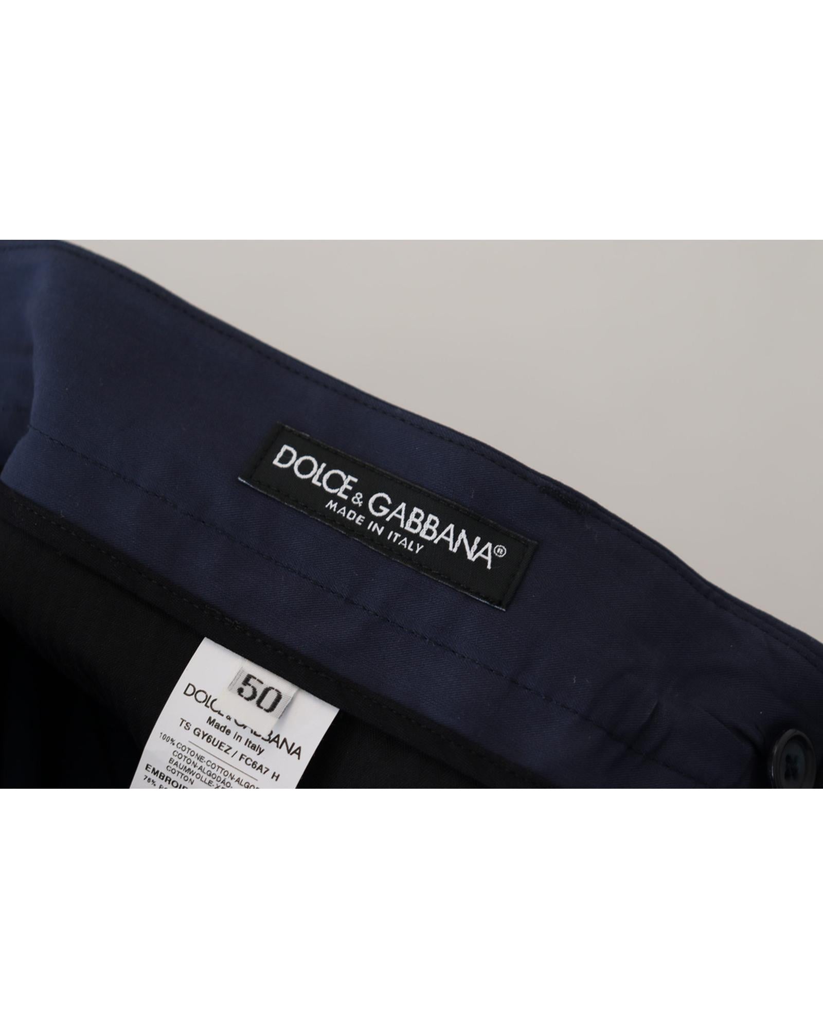 Brand New Authentic Dolce &amp; Gabbana Mens Slim Fit Pants 48 IT Men