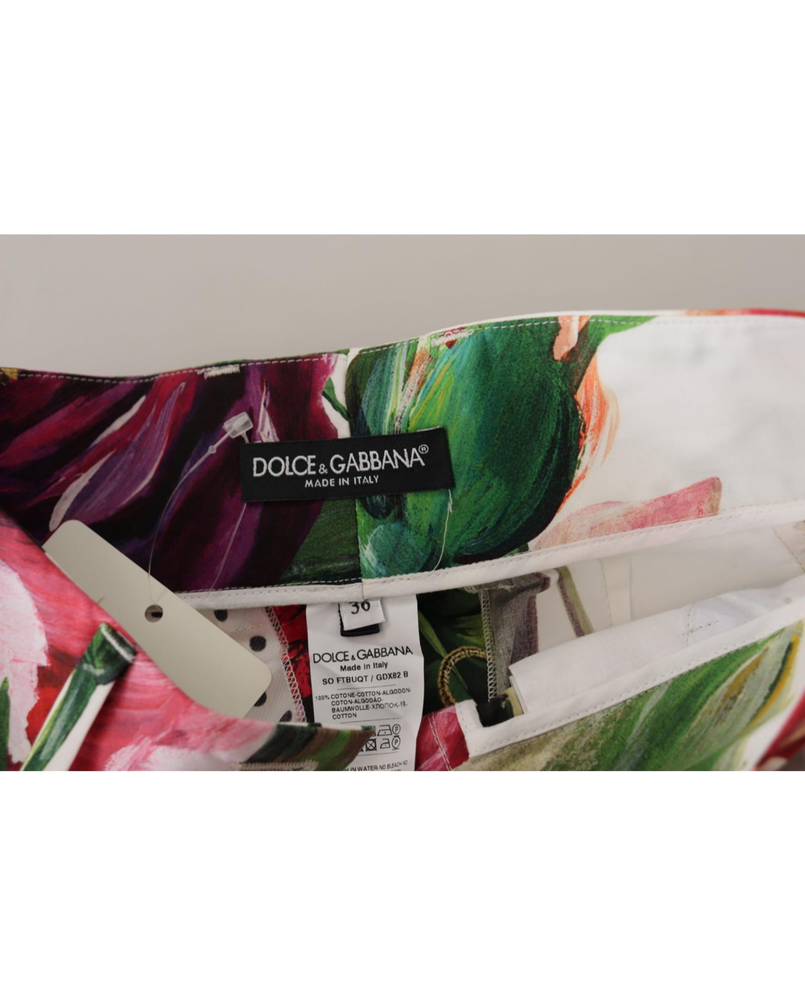 100% Authentic Dolce &amp; Gabbana High Waist Hot Pants Shorts 36 IT Women