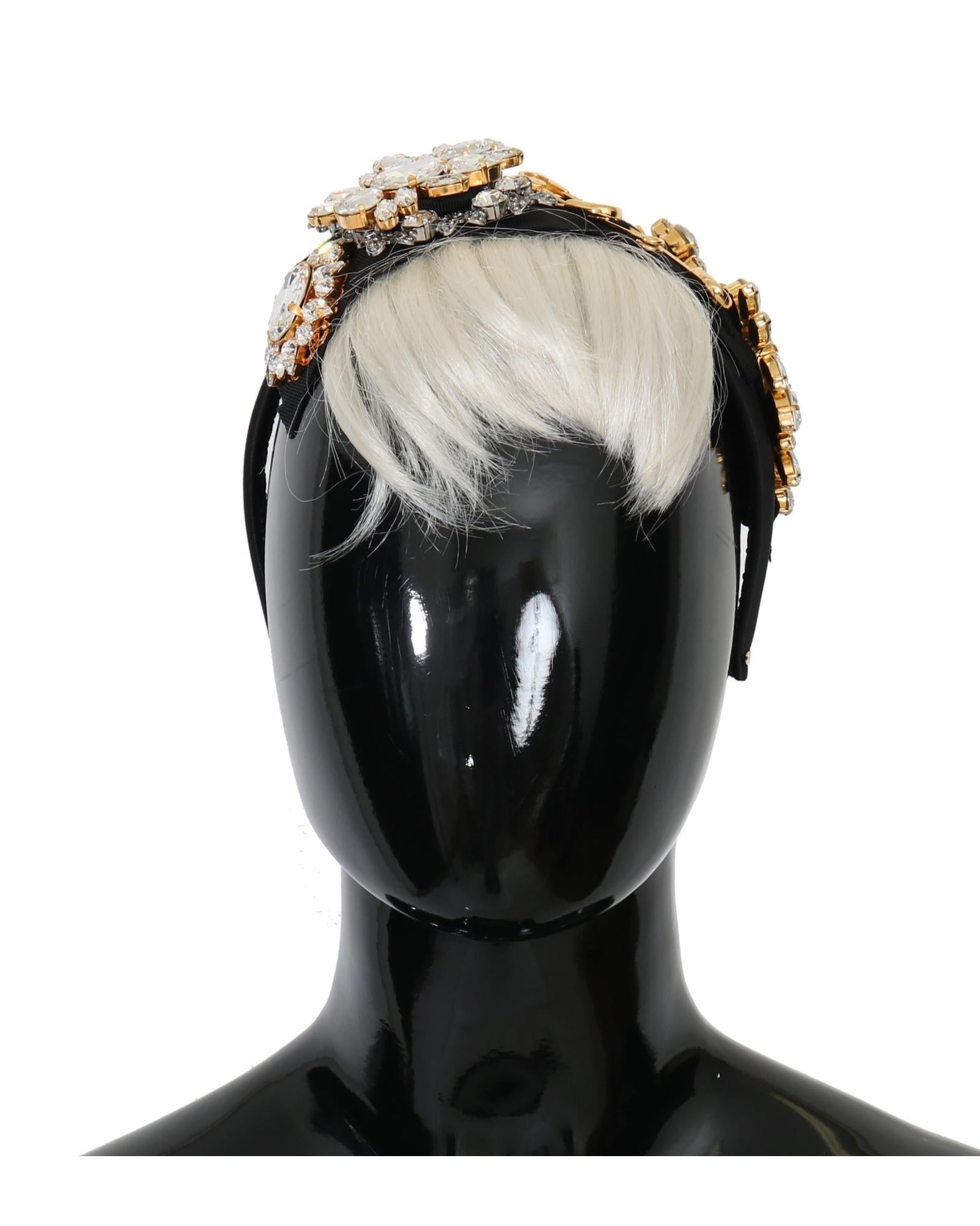 Dolce &amp; Gabbana Crystal Diadem Headband One Size Women