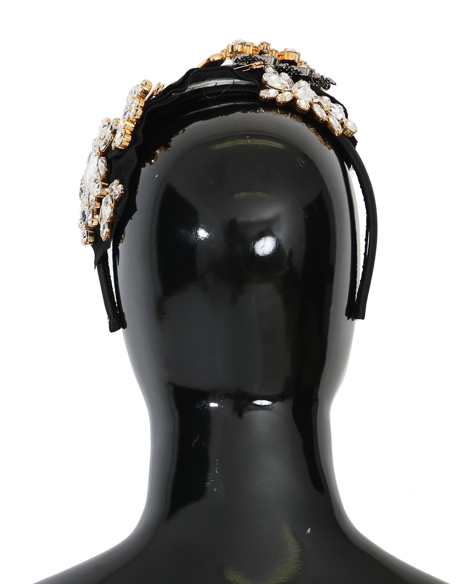 Dolce &amp; Gabbana Crystal Diadem Headband One Size Women