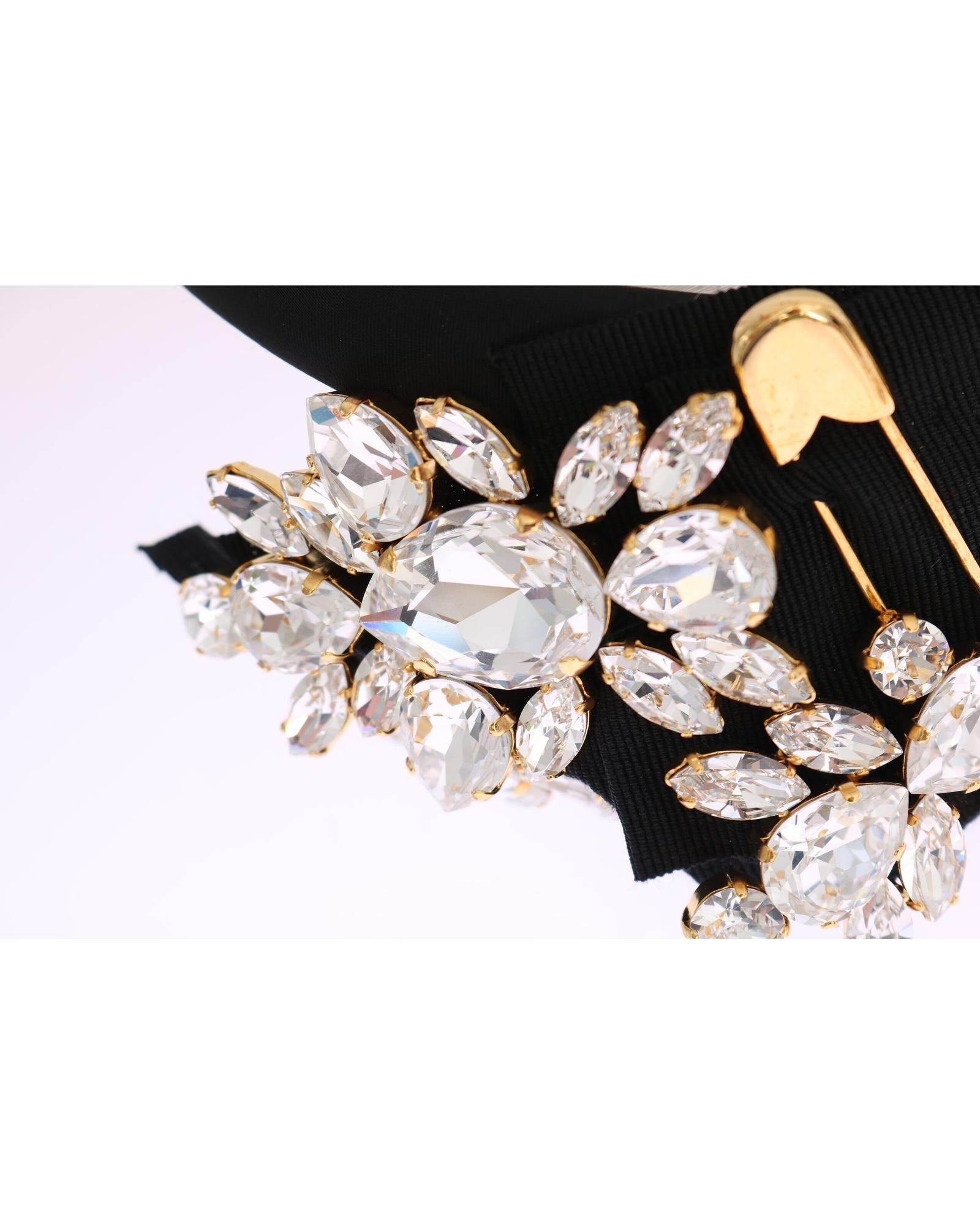 Dolce &amp; Gabbana Crystal Diadem Headband One Size Women