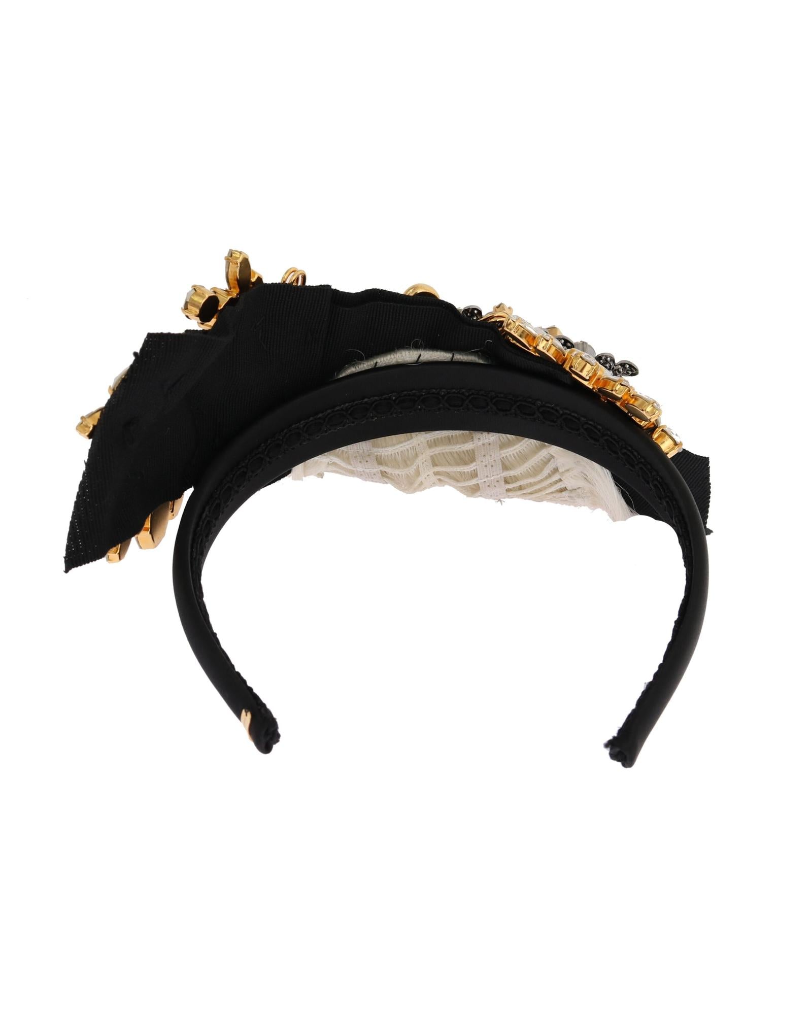 Dolce &amp; Gabbana Crystal Diadem Headband One Size Women