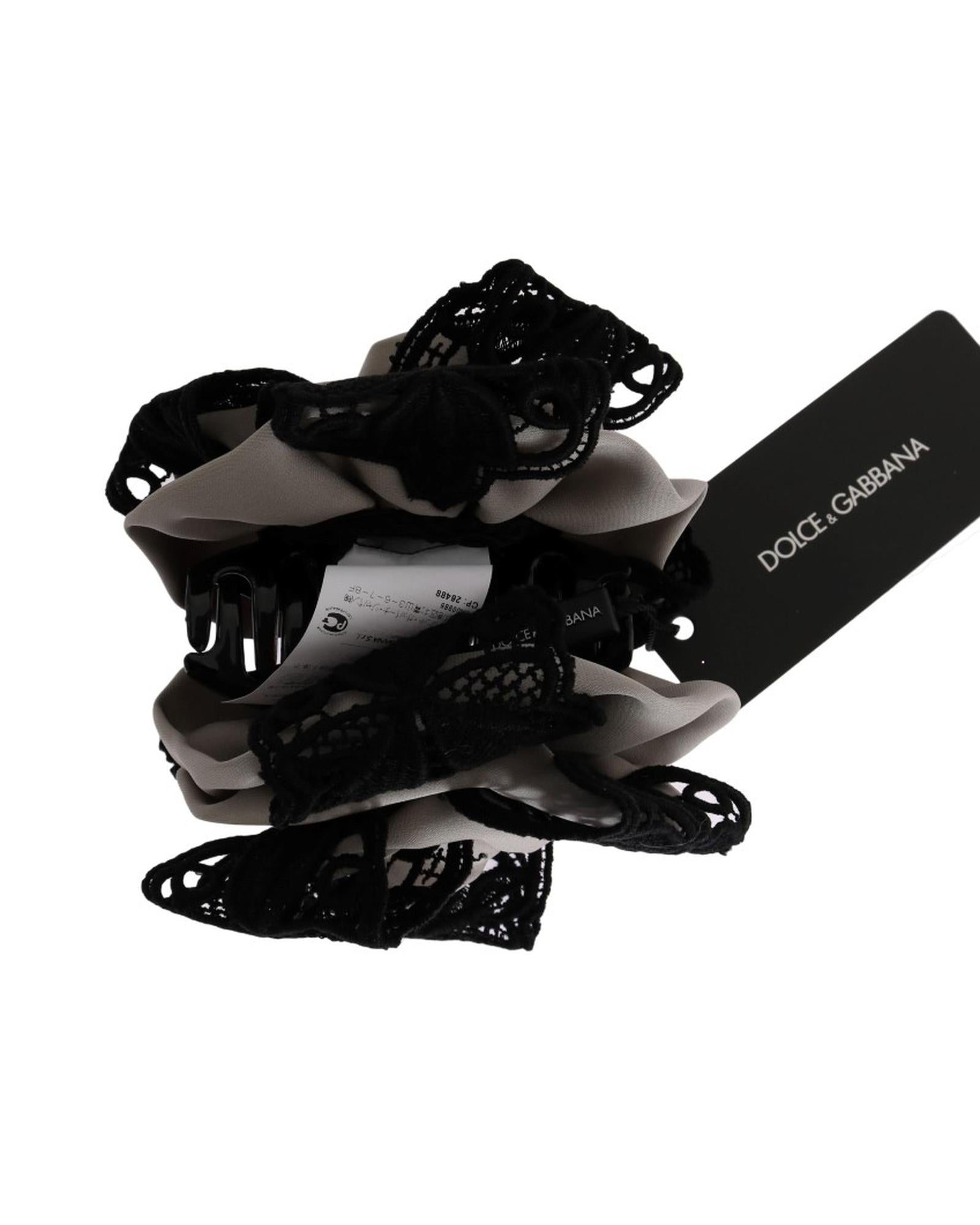 Floral Lace Hair Claw by Dolce &amp; Gabbana One Size Women
