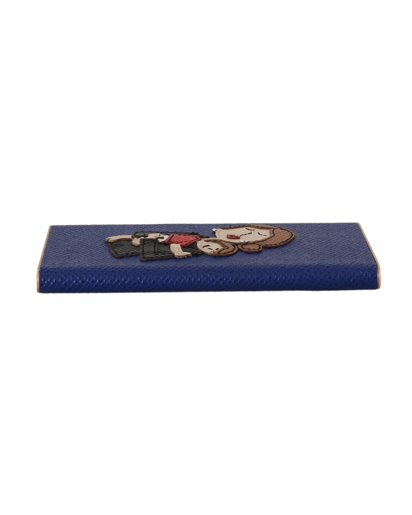 Designer Blue and Gold Power Bank Battery Charger by Dolce &amp; Gabbana One Size Women