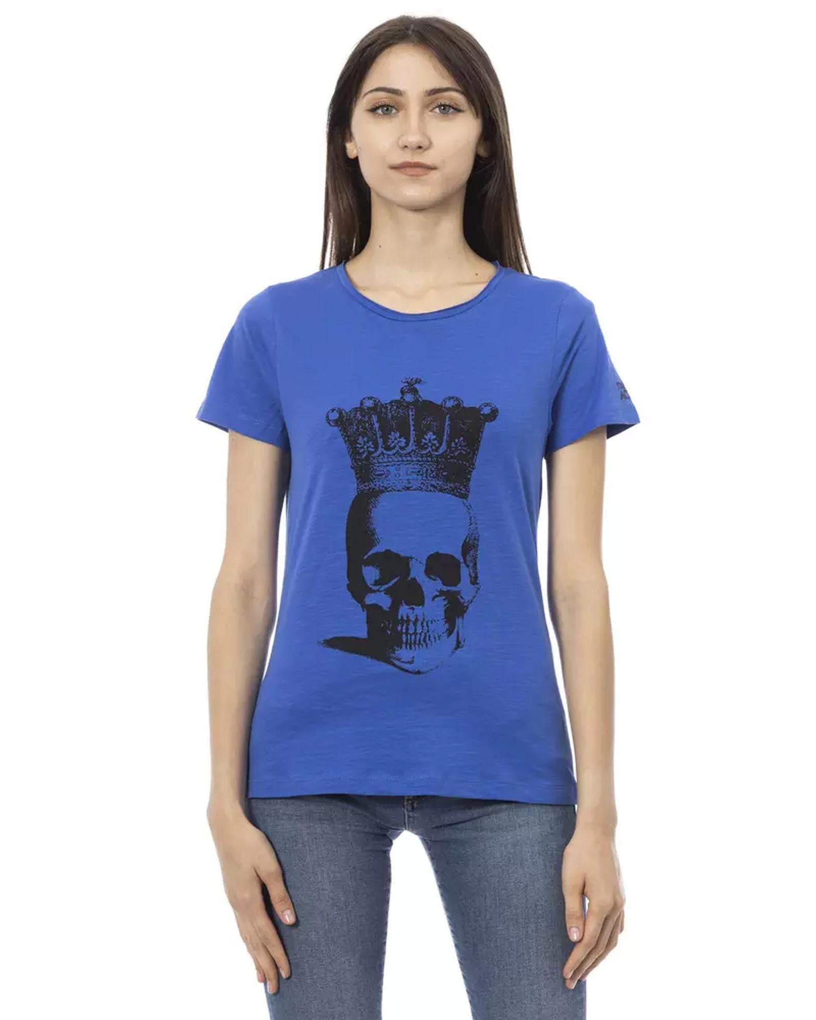 Short Sleeve T-shirt with Front Print XL Women