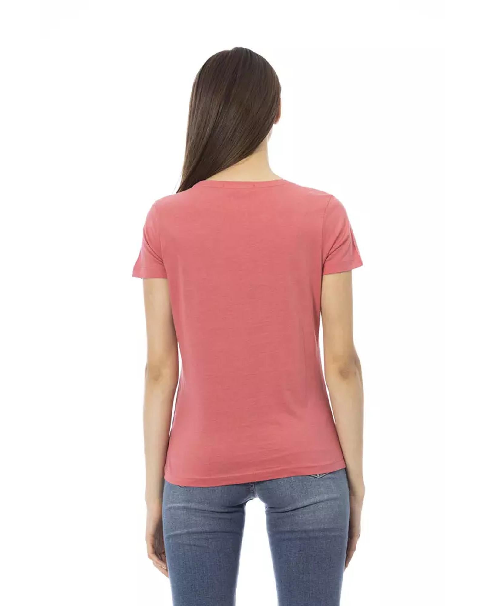 Short Sleeve T-shirt with Front Print