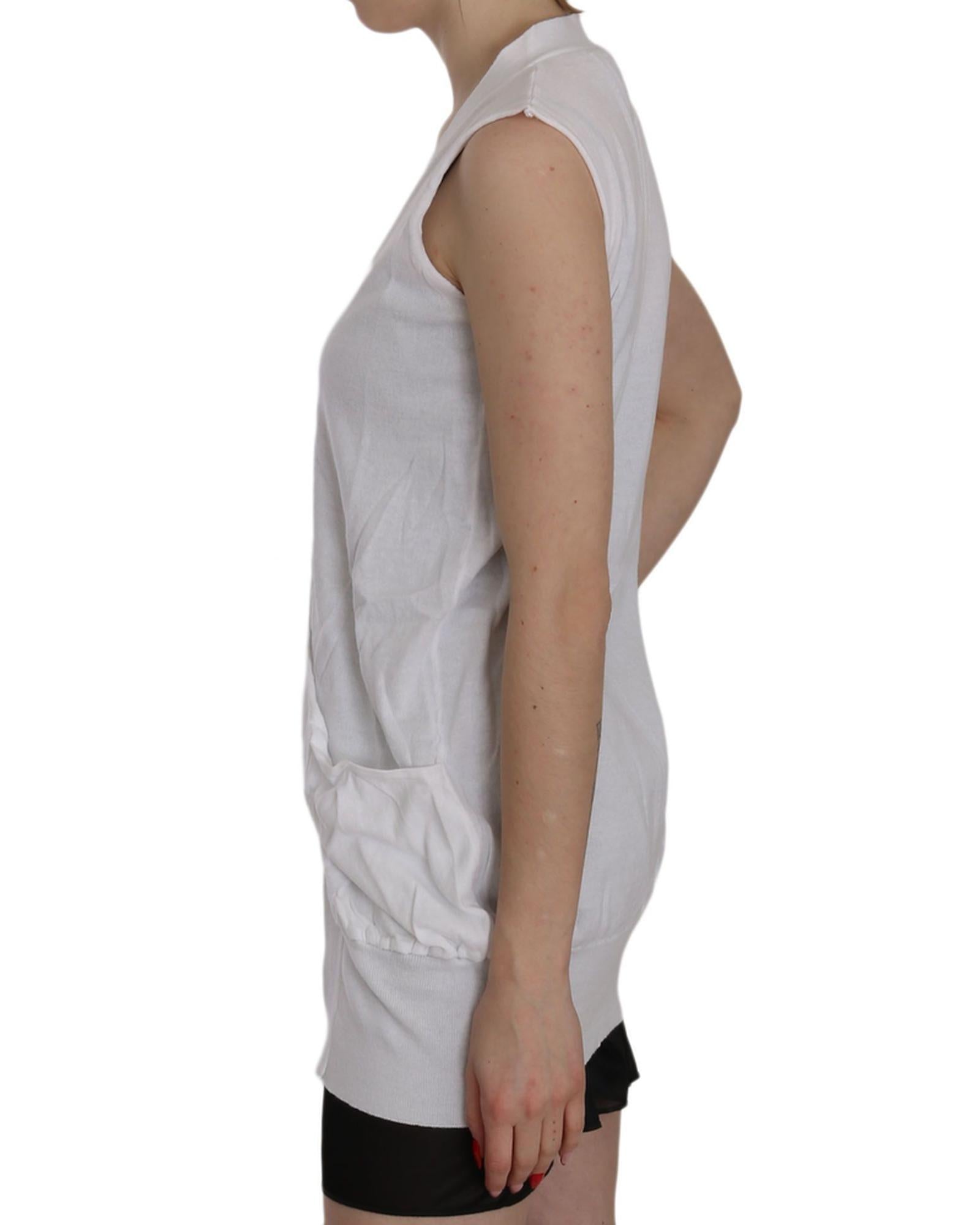 PINK MEMORIES Sleeveless Cardigan Top 44 IT Women