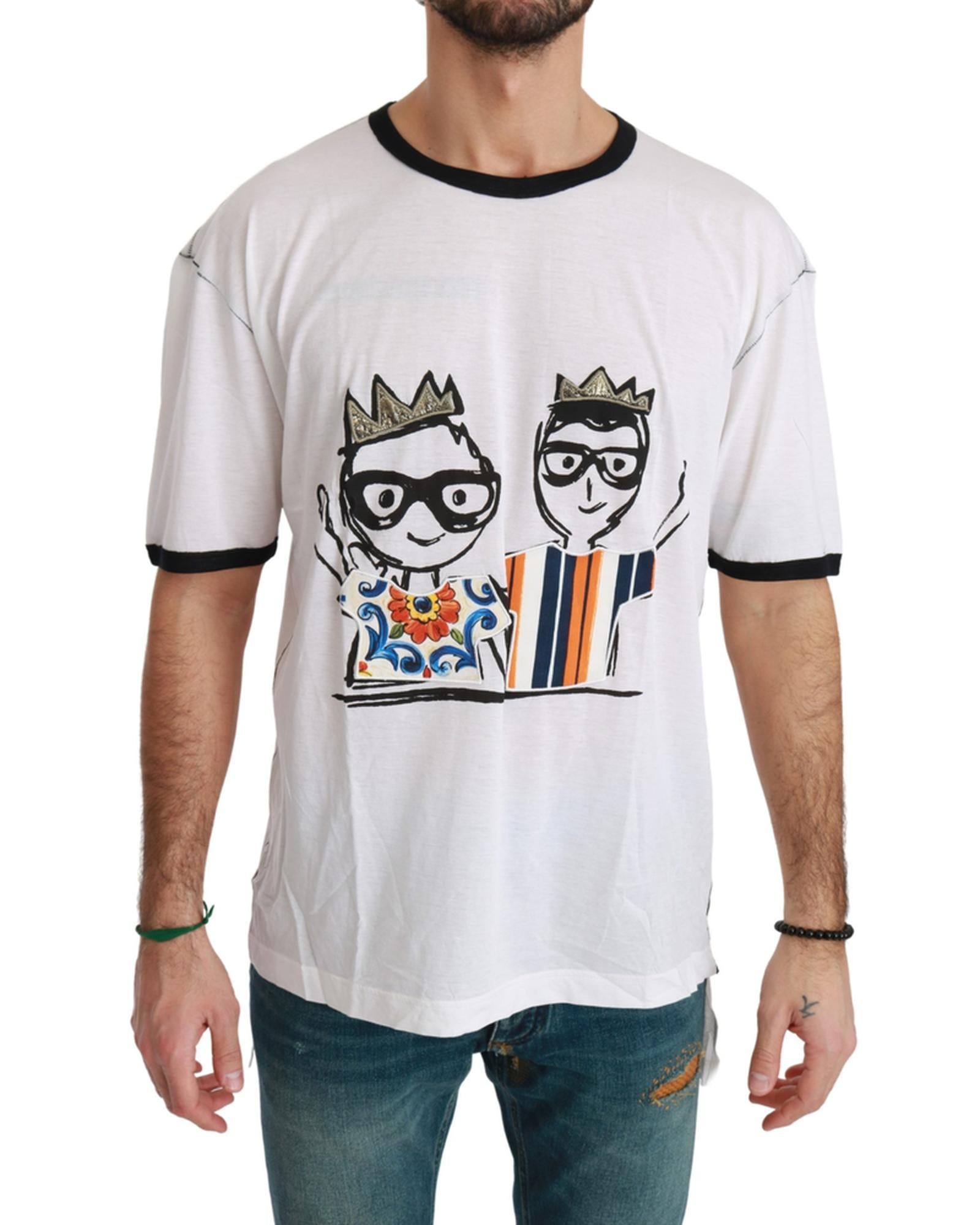 Gorgeous Authentic Dolce &amp; Gabbana Logo T-Shirt 44 IT Men