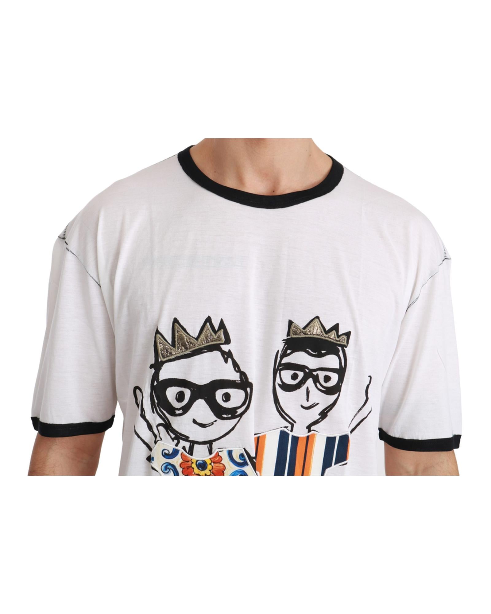 Gorgeous Authentic Dolce &amp; Gabbana Logo T-Shirt 44 IT Men