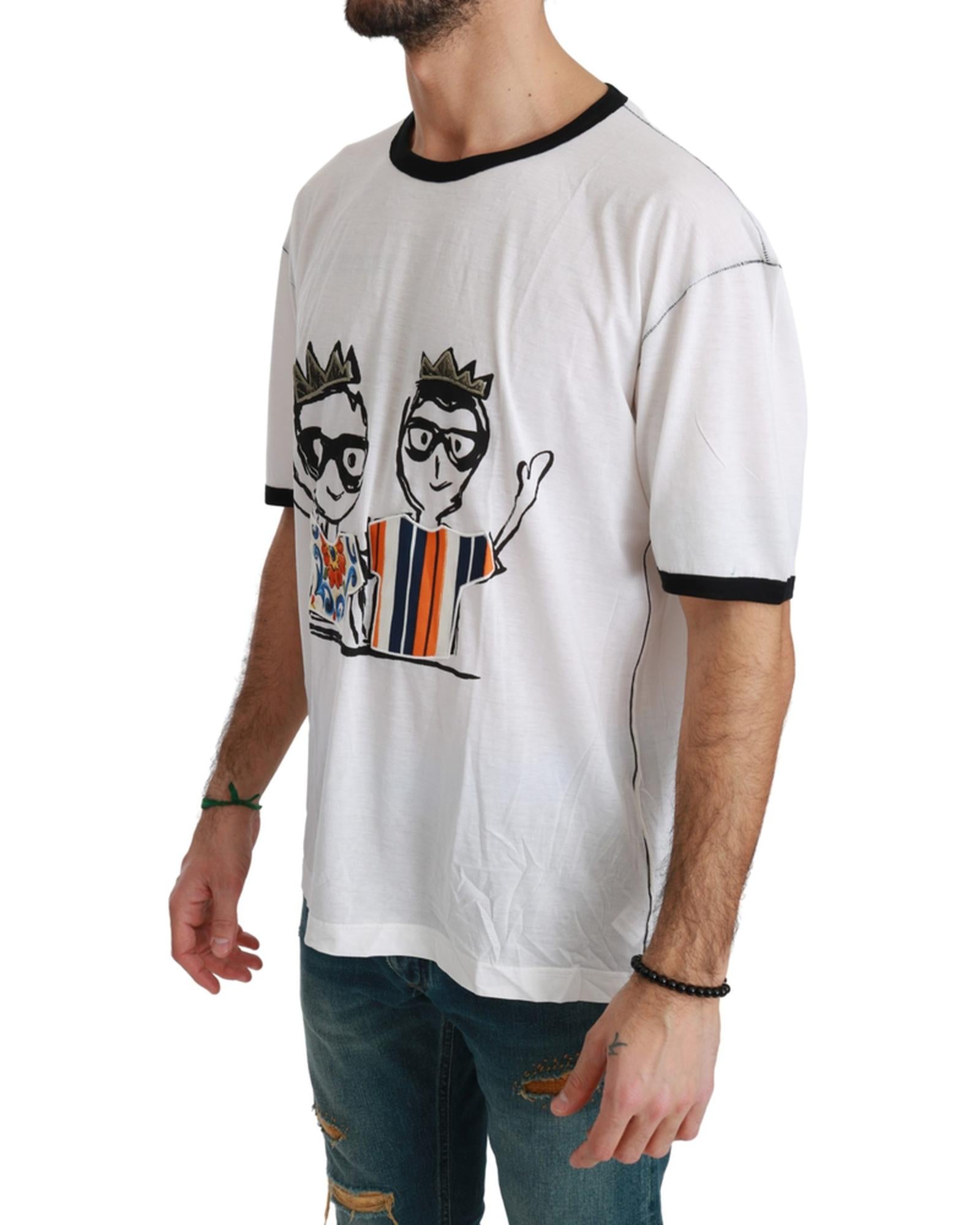 Gorgeous Authentic Dolce &amp; Gabbana Logo T-Shirt 44 IT Men