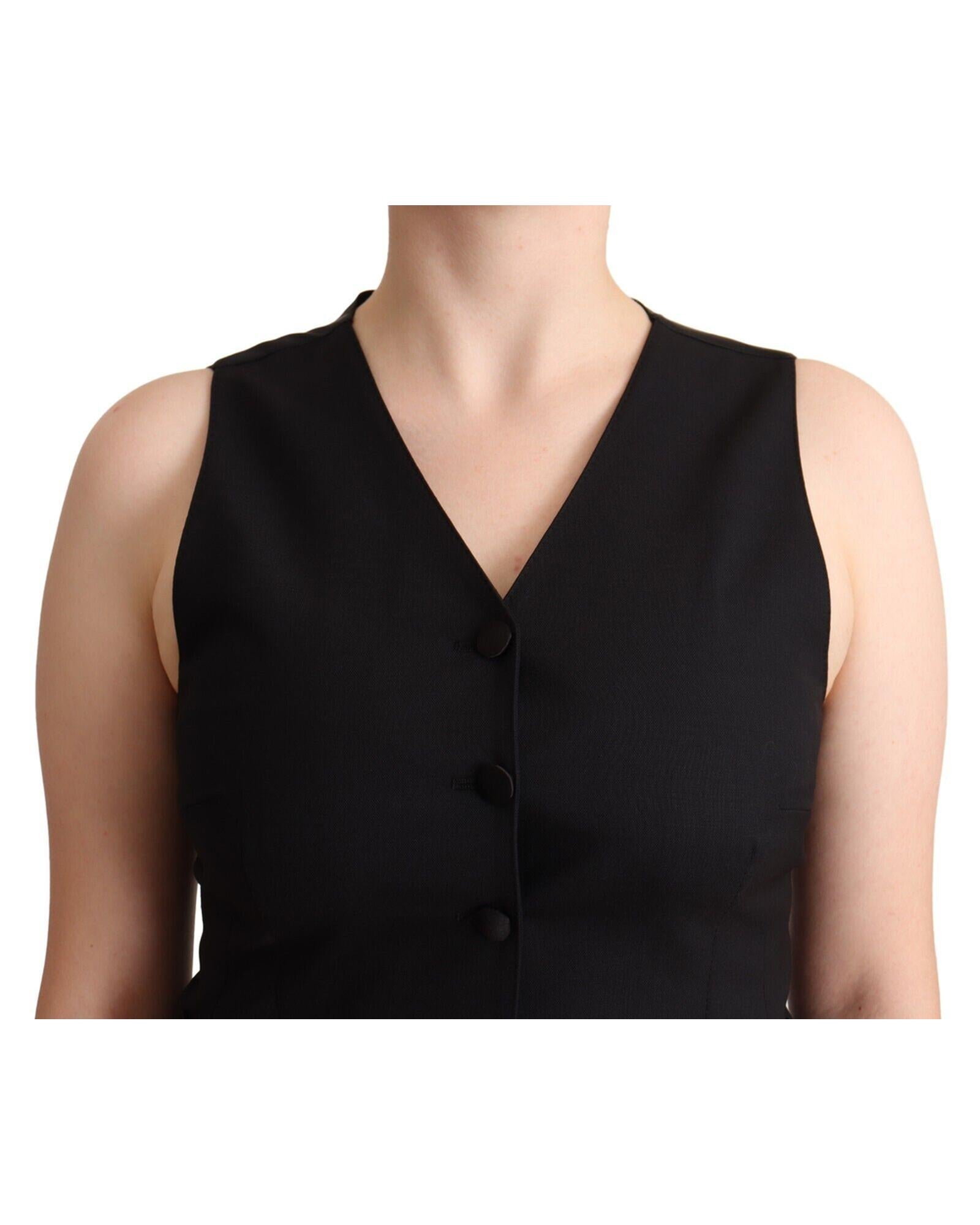 Gorgeous Dolce &amp; Gabbana Vest Top with Button Fastening 36 IT Women