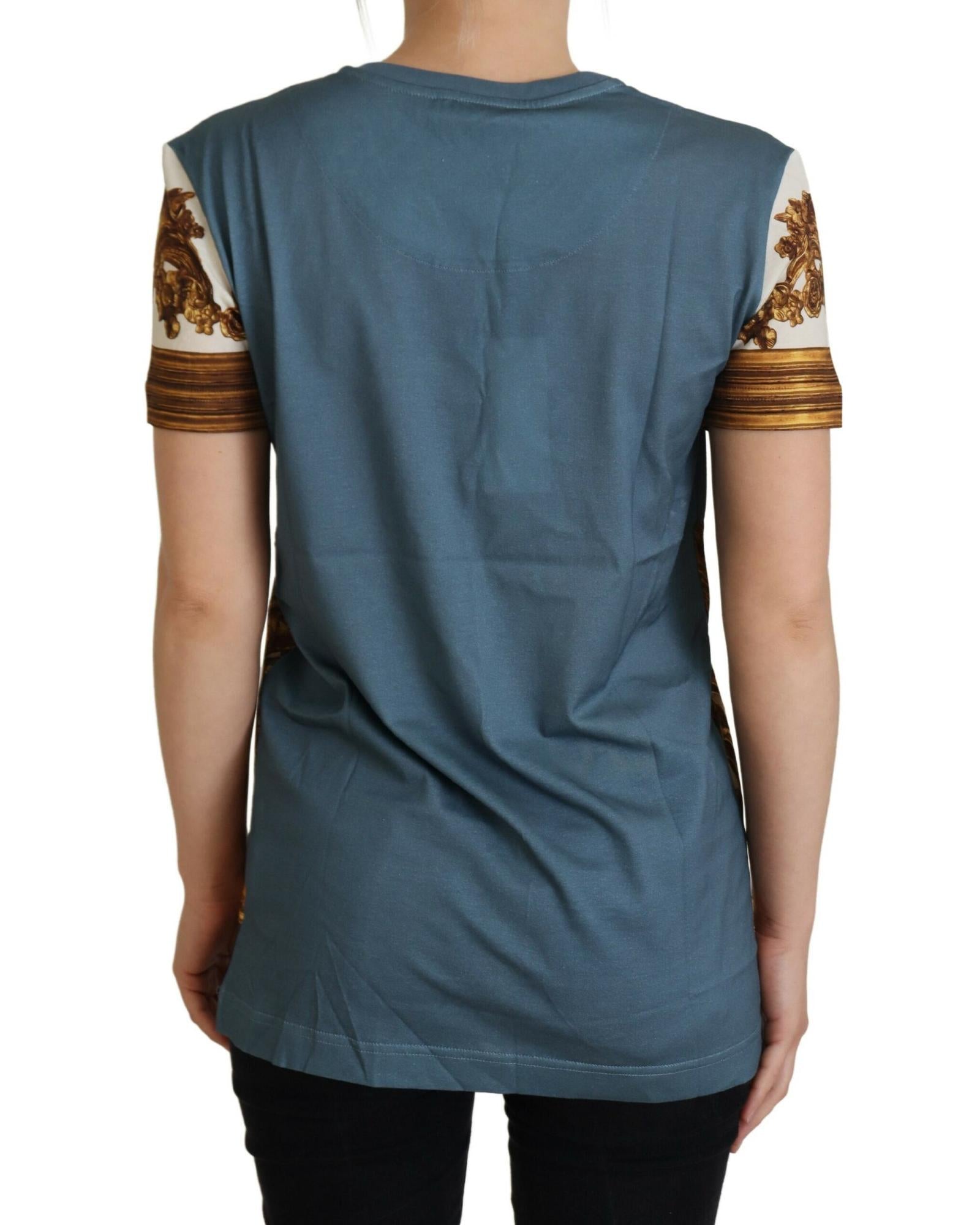Stunning Dolce &amp; Gabbana DG Logo Angel Print Top 36 IT Women