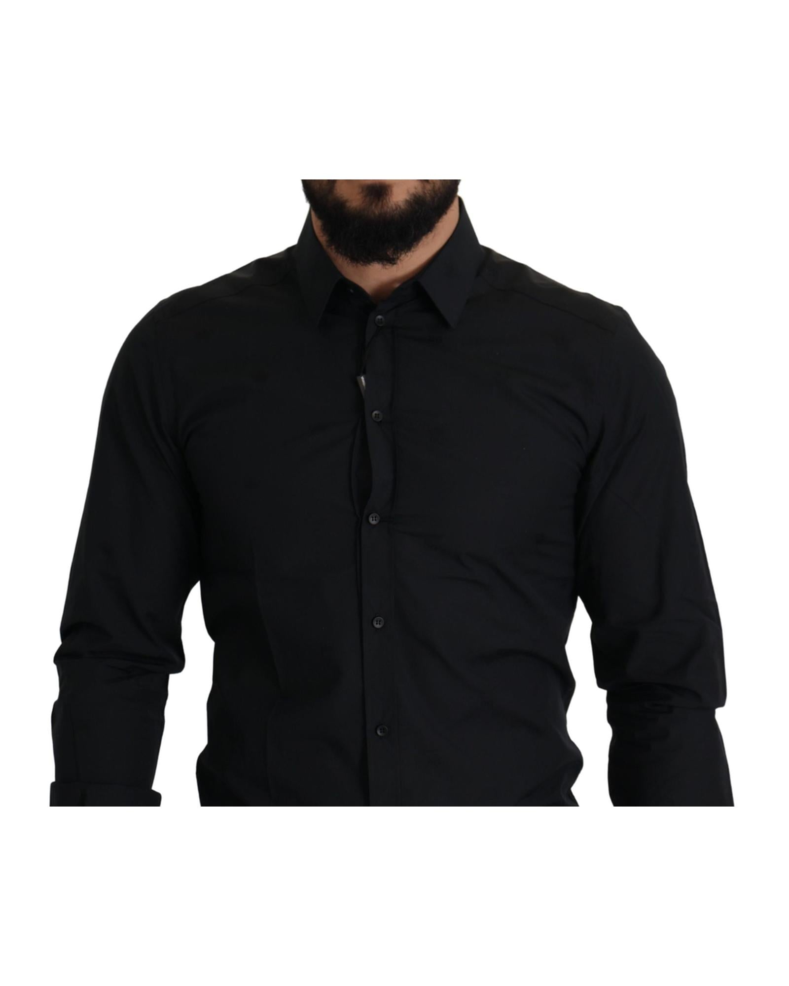 Stunning Dolce &amp; Gabbana Gold Dress Shirt 37 IT Men
