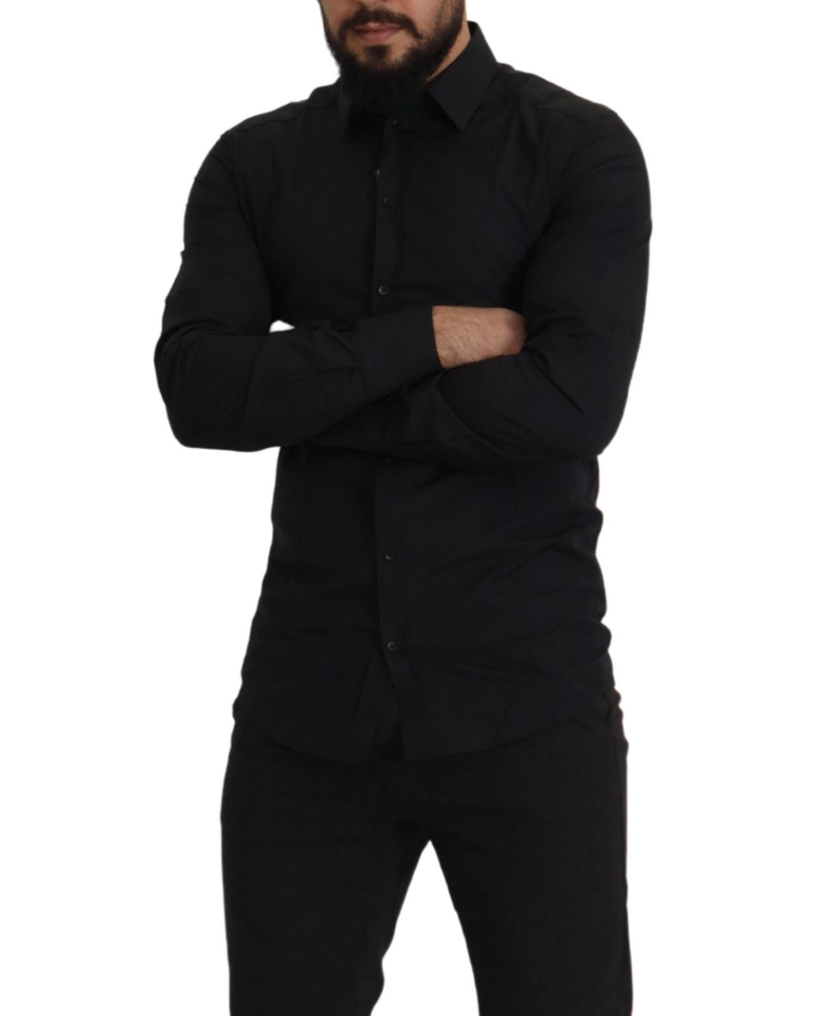 Stunning Dolce &amp; Gabbana Gold Dress Shirt 37 IT Men
