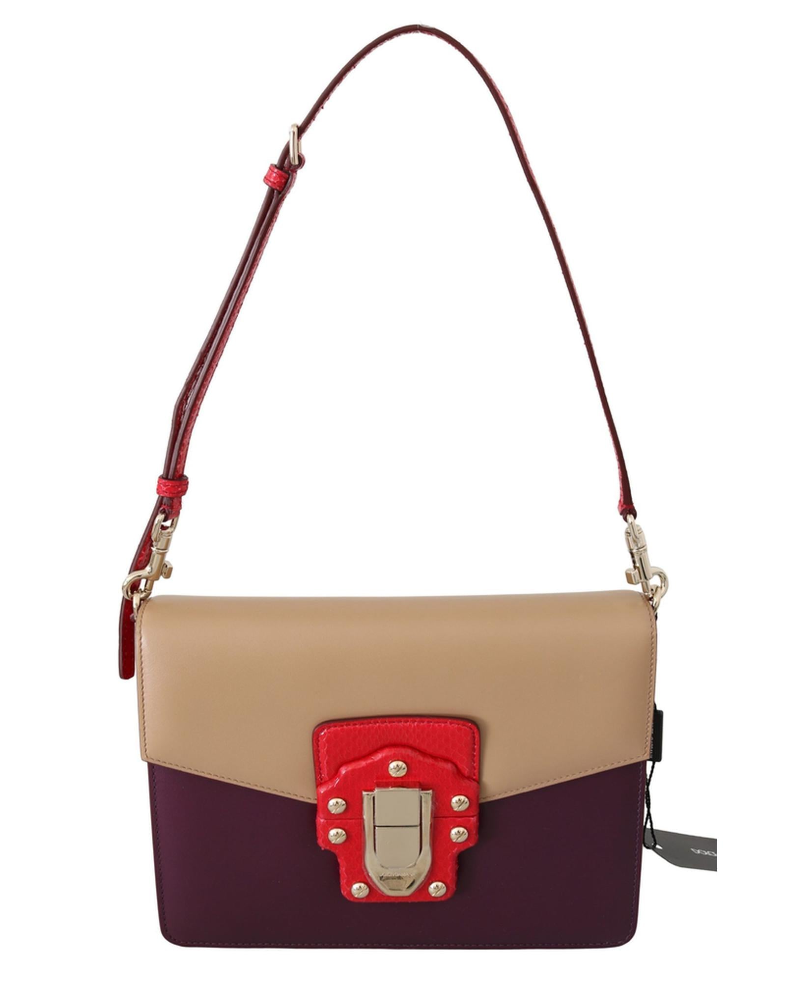 Dolce &amp; Gabbana Lucia Shoulder Messenger Bag with Detachable Strap One Size Women