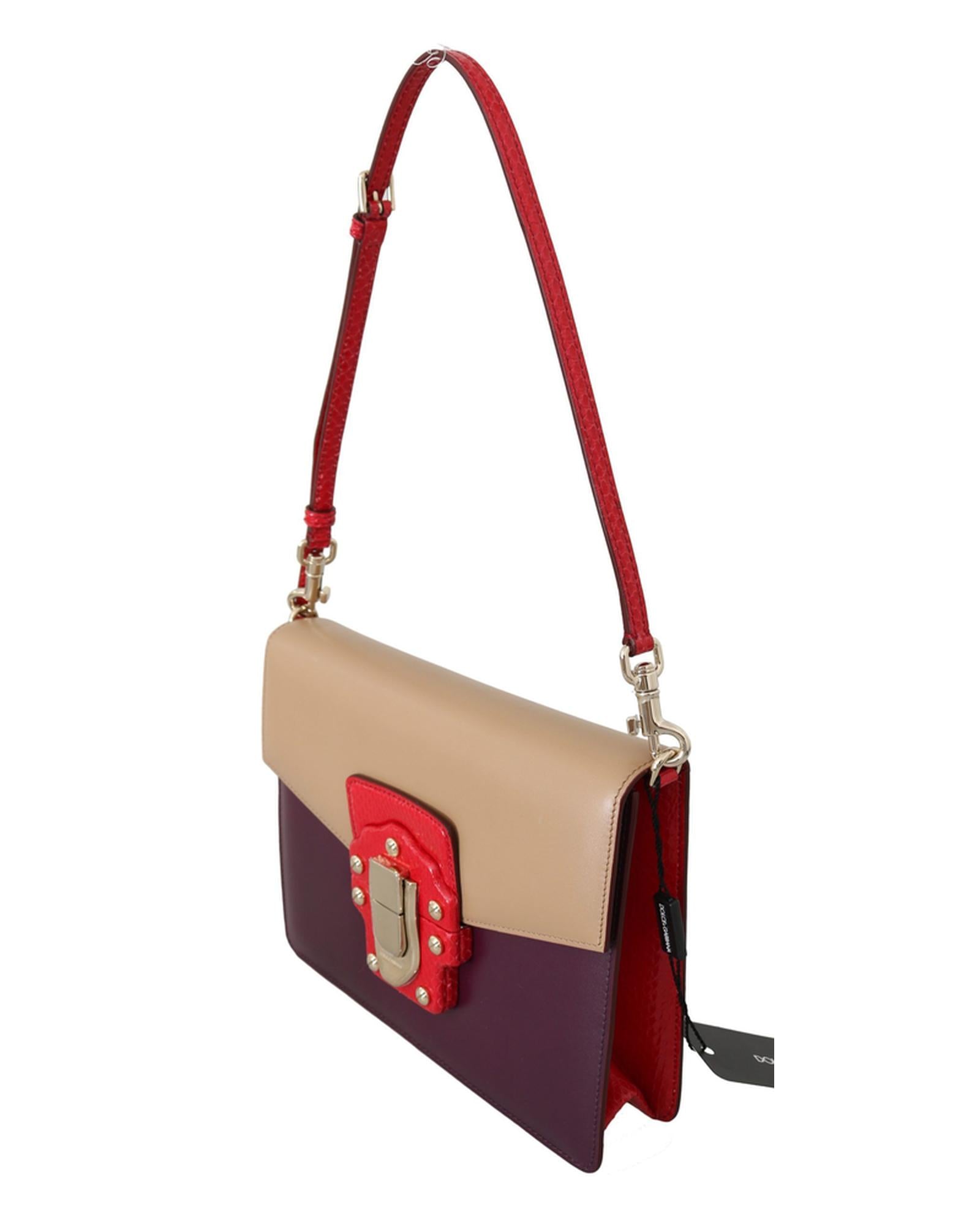 Dolce &amp; Gabbana Lucia Shoulder Messenger Bag with Detachable Strap One Size Women