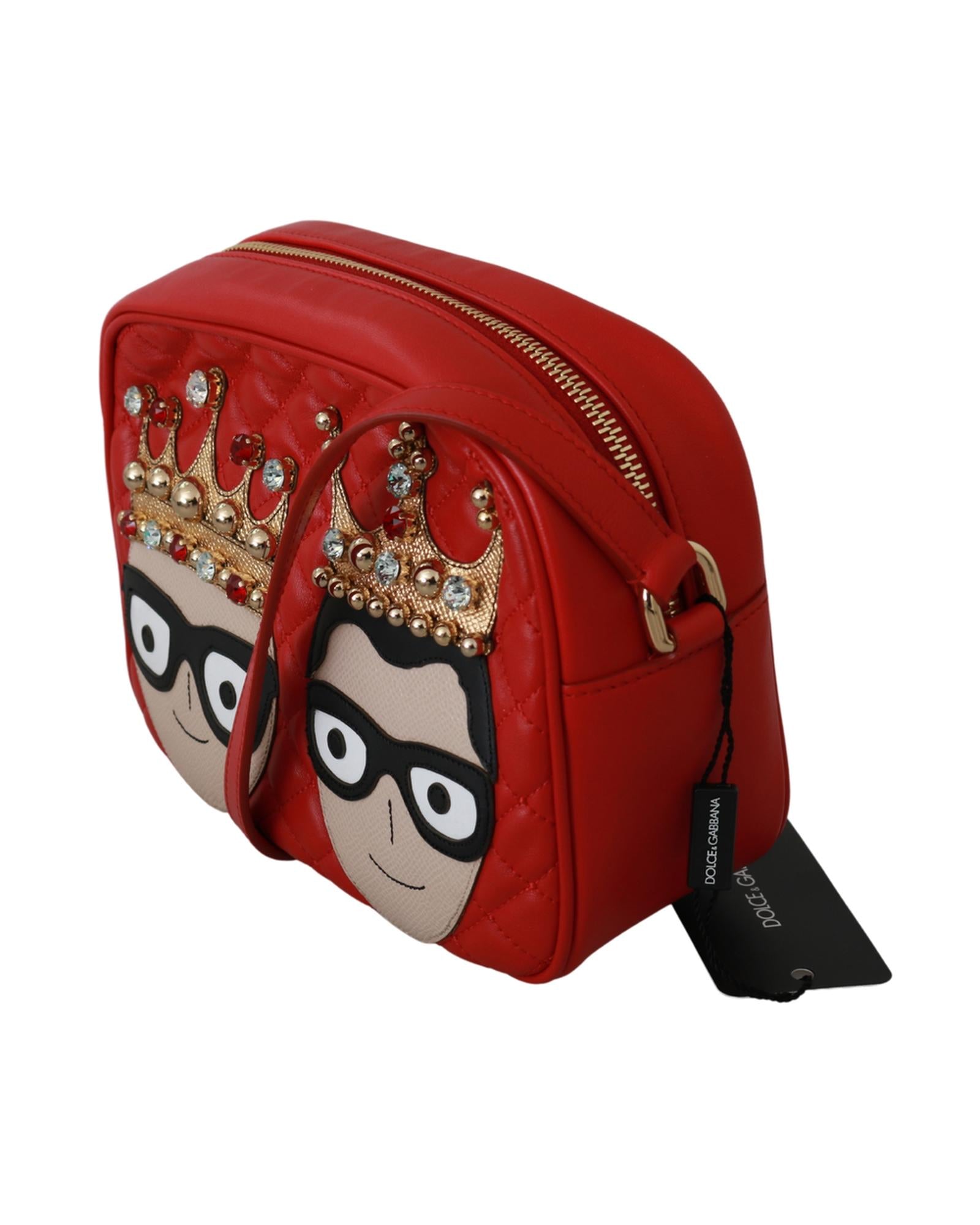 Dolce &amp; Gabbana GLAM Crossbody Bag with Logo Details One Size Women