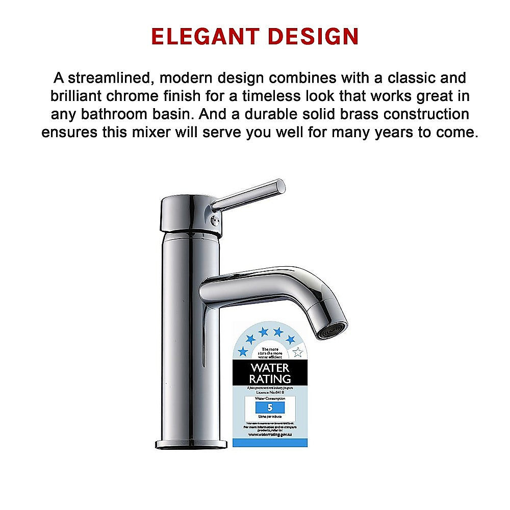 Basin Mixer Tap Faucet -Kitchen Laundry Bathroom Sink