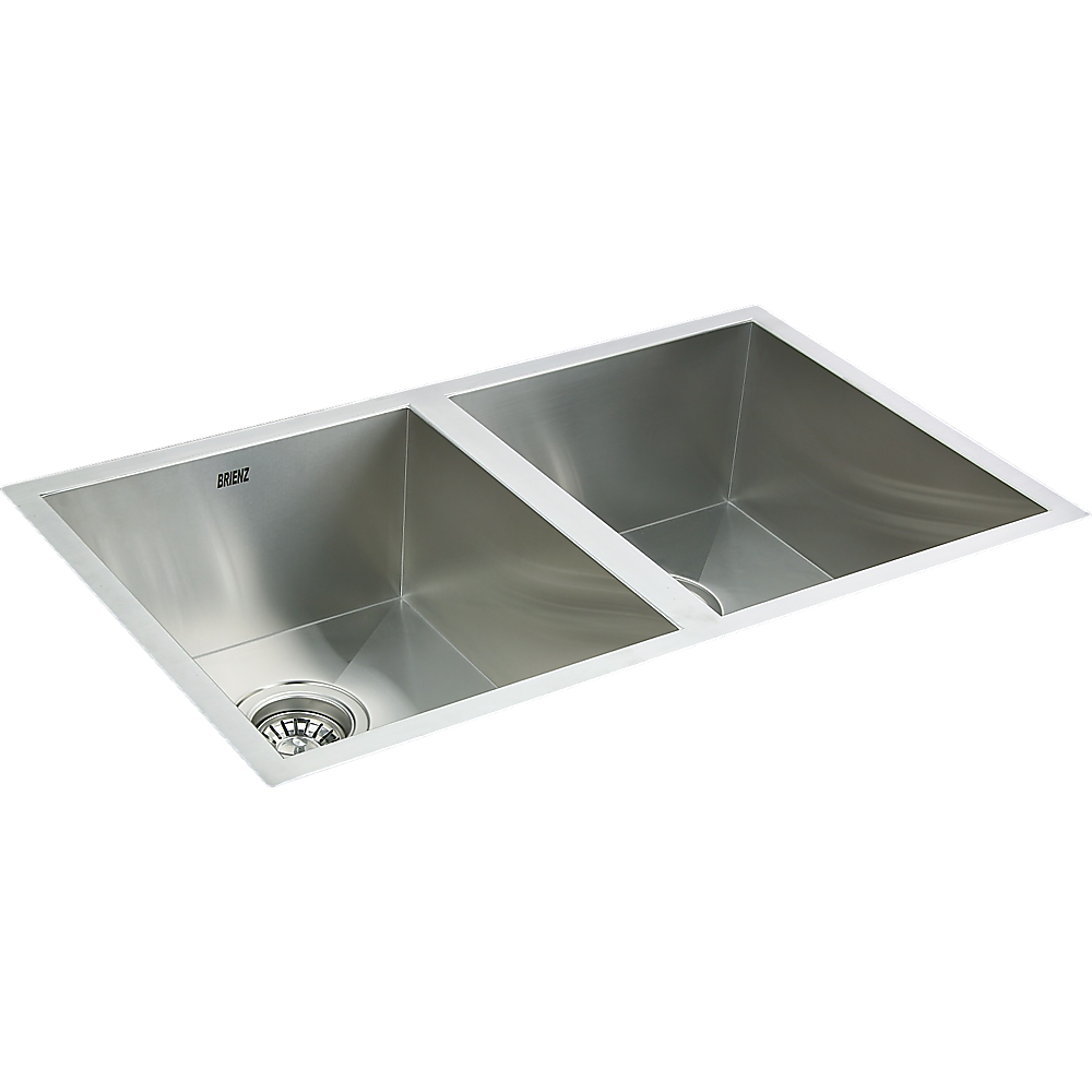770x450mm Handmade Stainless Steel Undermount / Topmount  Kitchen Sink with Waste