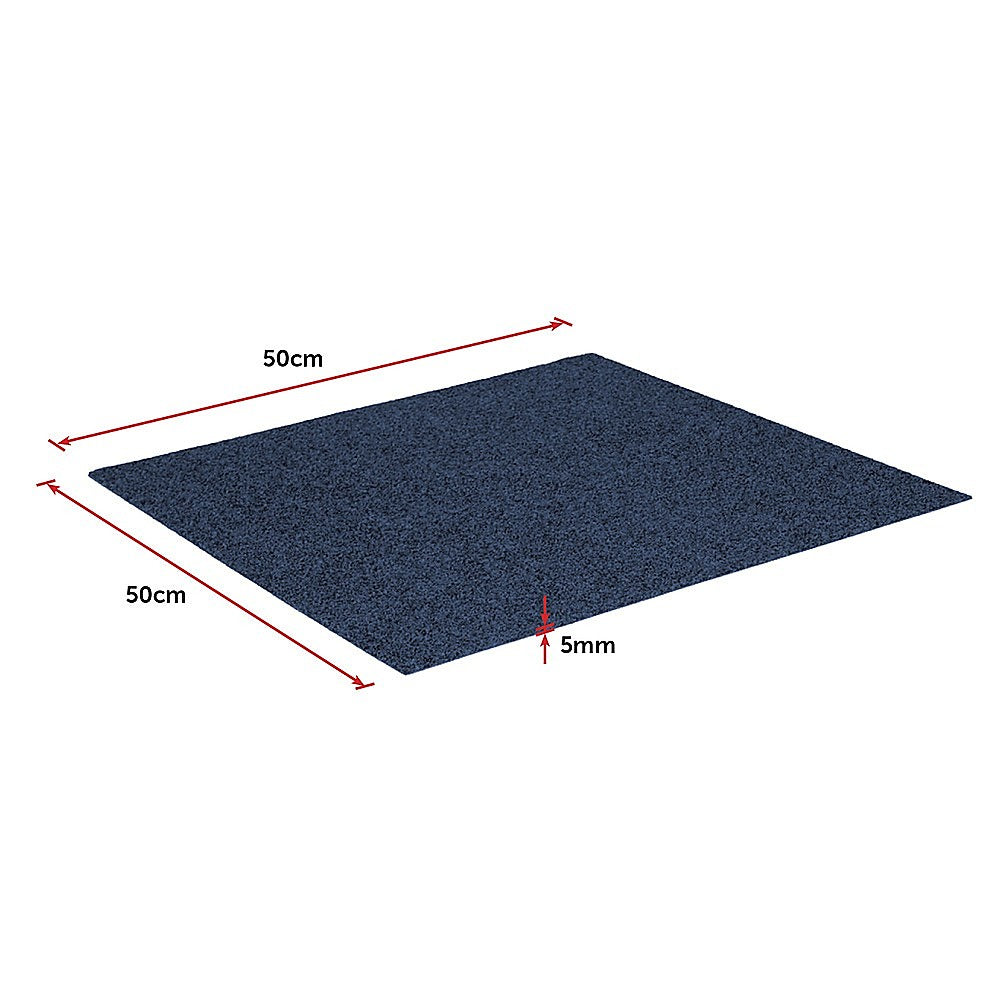 5m 2 Box of Premium Carpet Tiles Commercial Domestic Office Heavy Use Flooring Blue