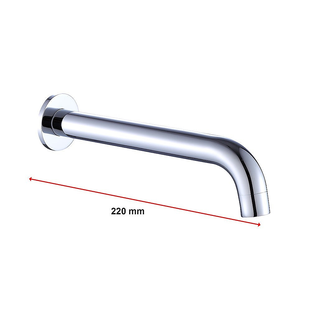 220mm Bath Spout in Polished Chrome Finish