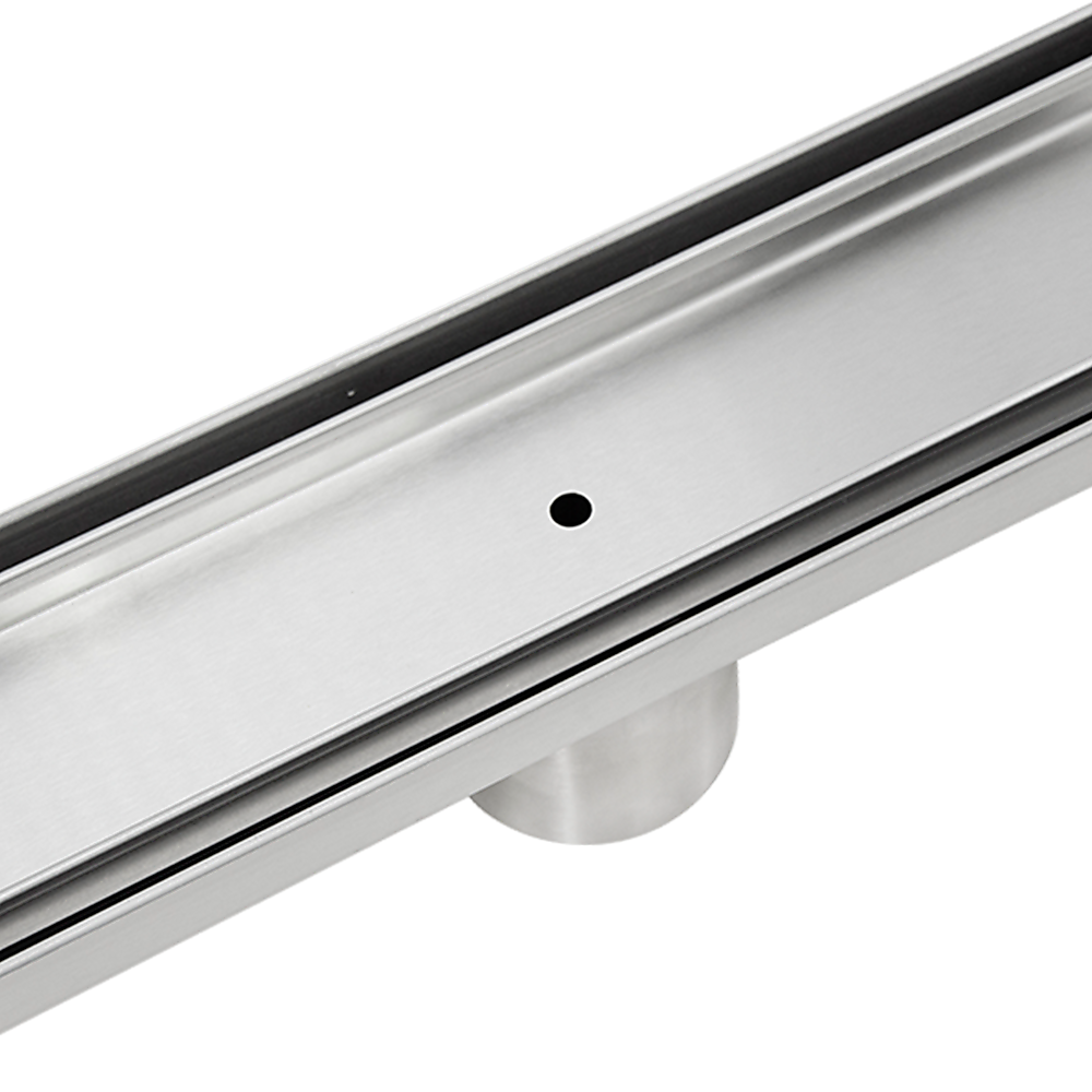 900mm Tile Insert Bathroom Shower Stainless Steel Grate Drain w/Centre outlet Floor Waste