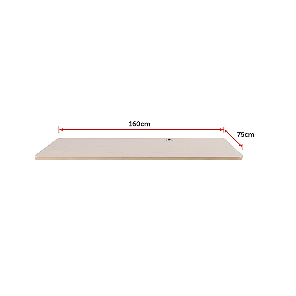 Office Home Computer Desk Table Top with Cable Hole